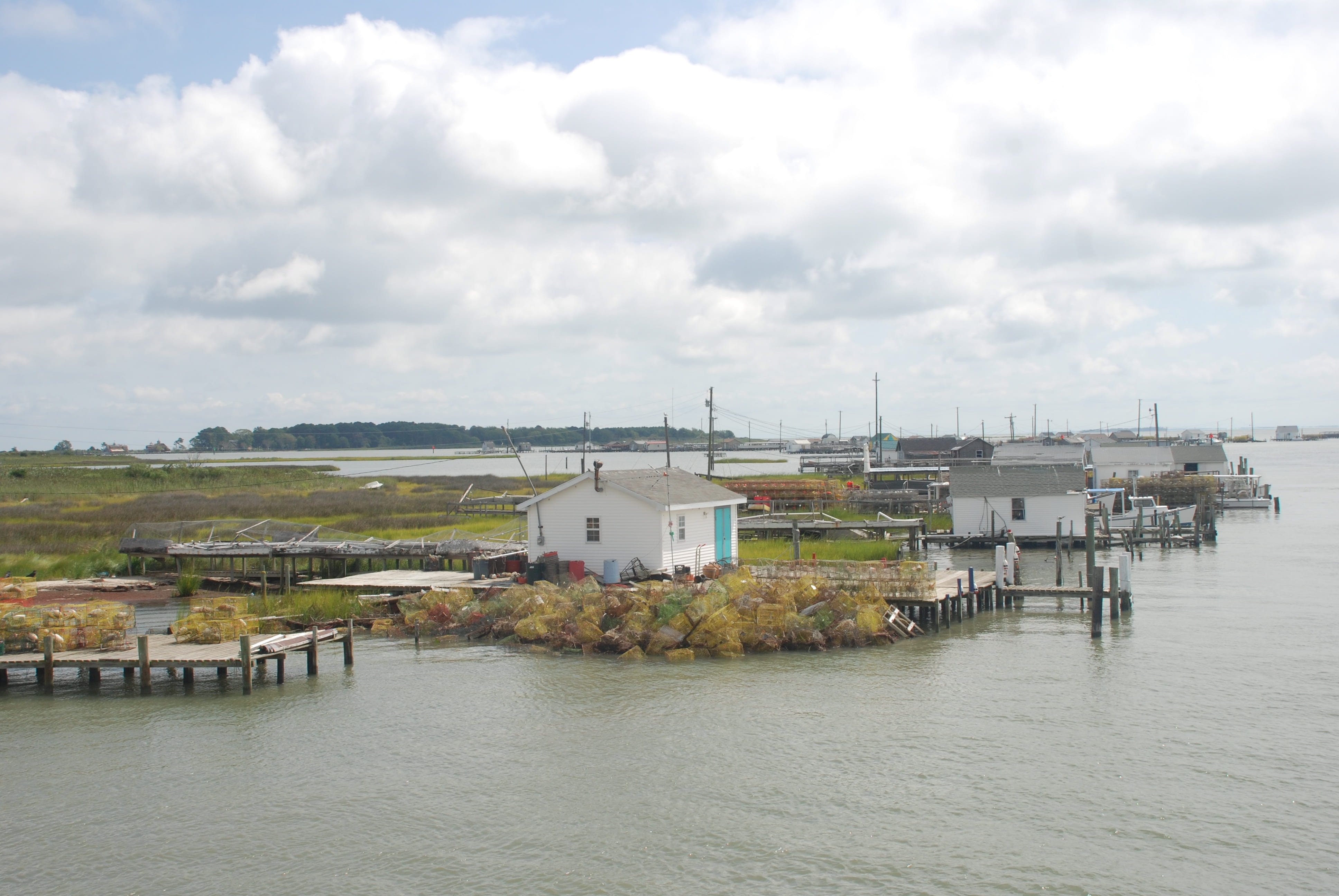house, beauty in nature, tangier island, architecture, tranquility, chesapeake bay, scenics - nature, boats, built structure, water, sea, waterfront, building, HD Wallpaper