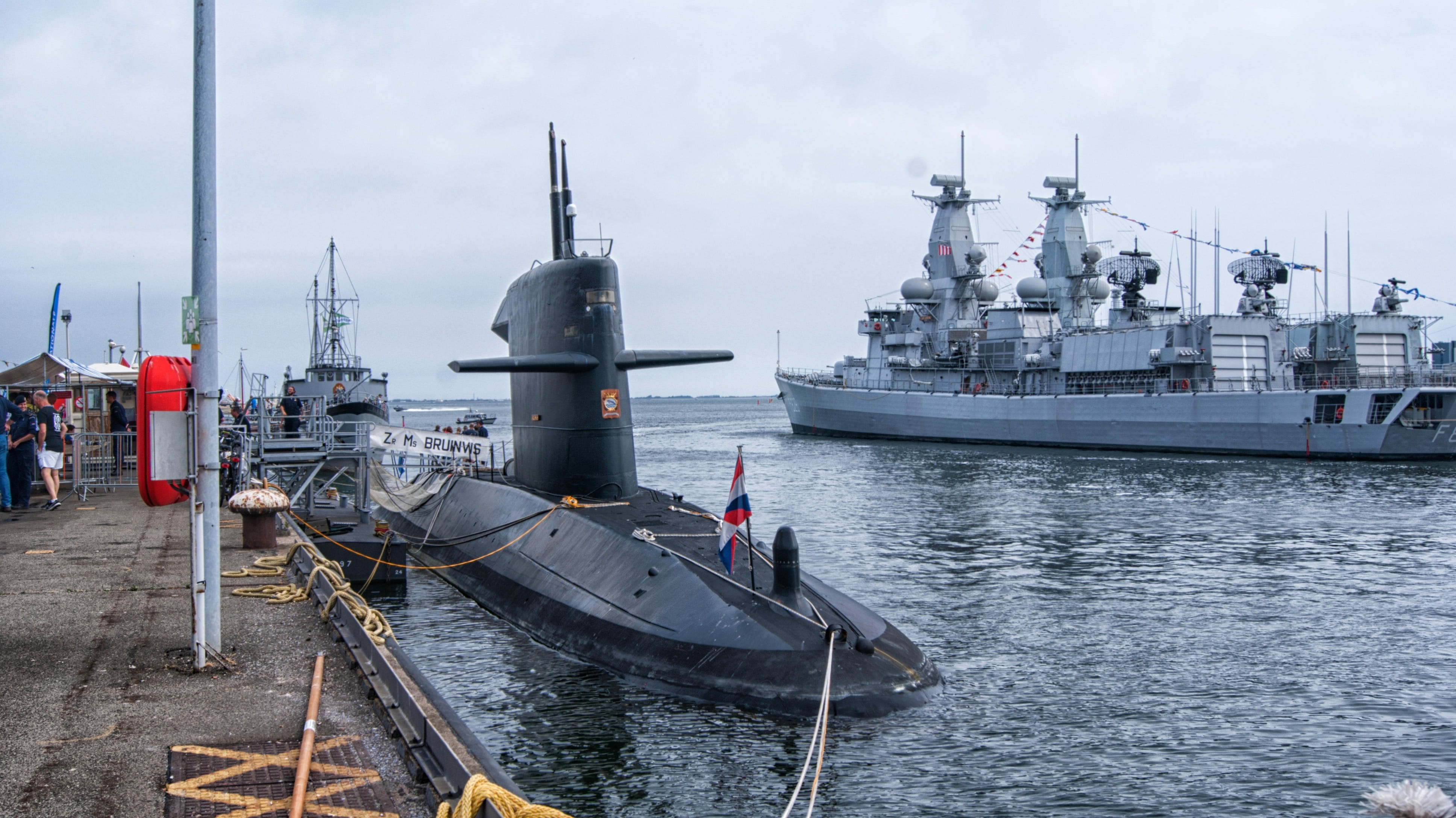 nature, military, warship, freight transportation, transportation, sea, industry, harbor, Submarine, sailboat, industrial Ship, moored, business, diving, HD Wallpaper