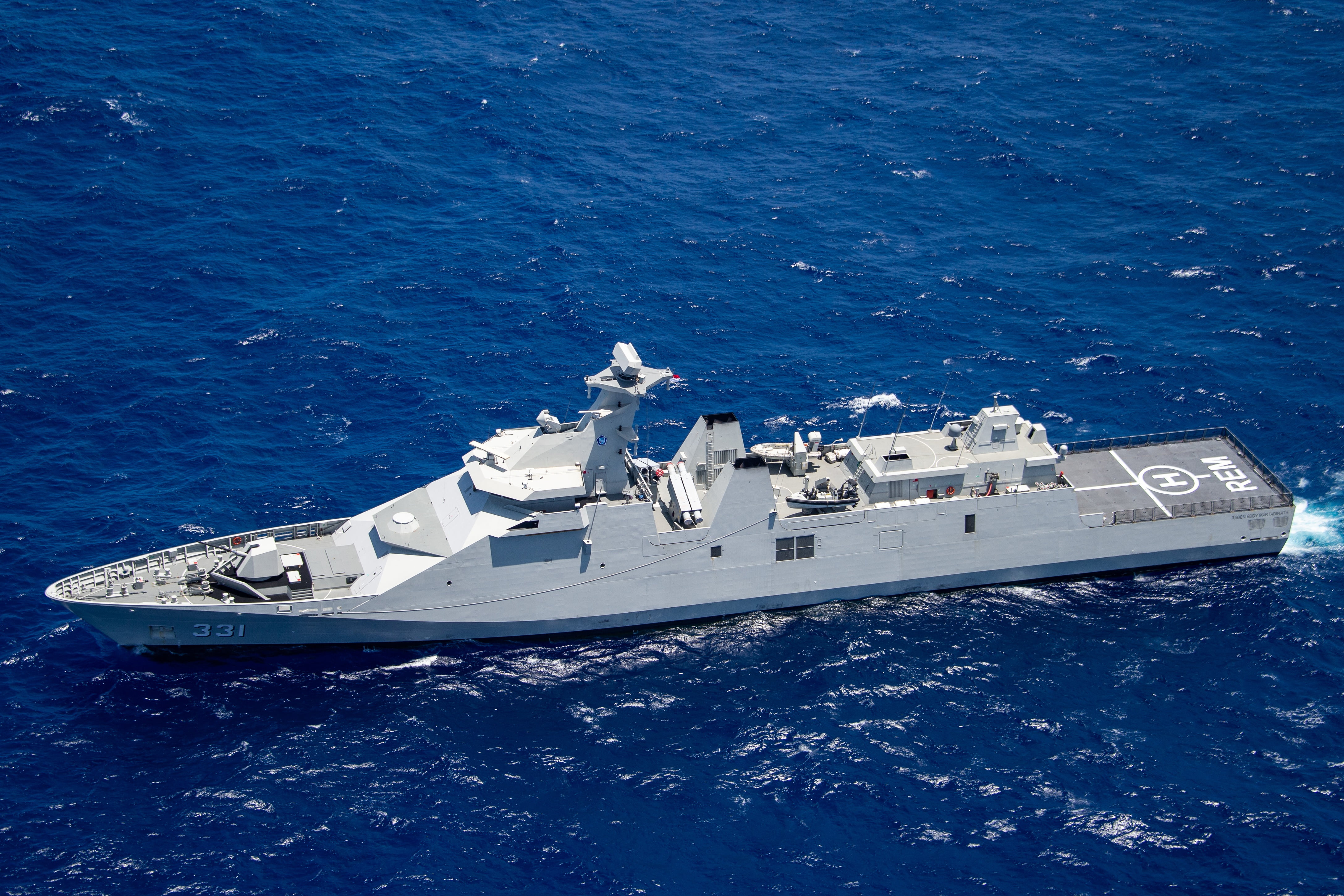 KRI Martadinata (331), The Navy of Indonesia, Frigate, 4K, HD Wallpaper