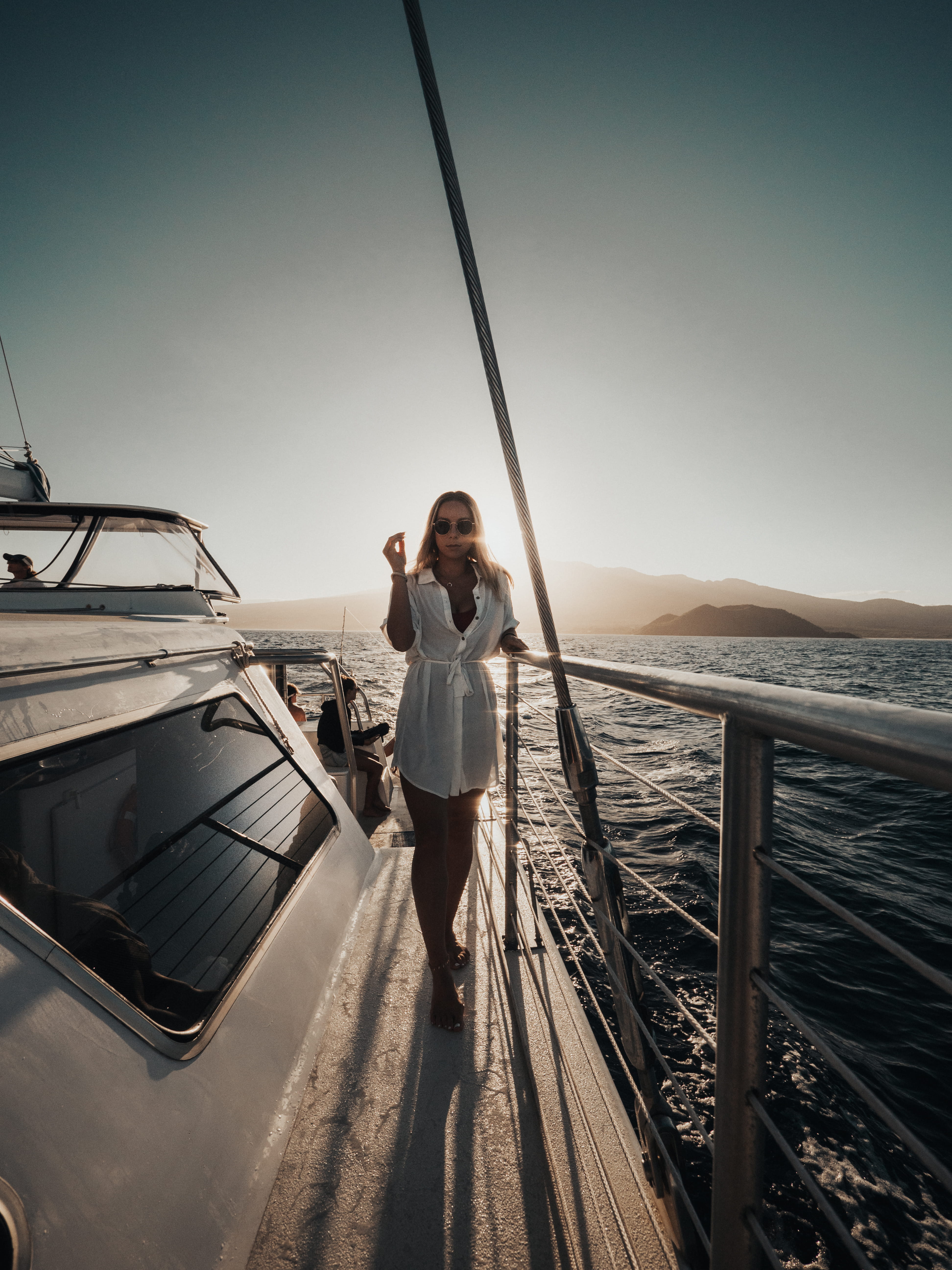 young Adult, vacation, girl, yacht, freedom, sailboat, boat, tourist, girl on a boat, lifestyles, women, sunset, portrait, people Traveling, one Man Only, Phone HD Wallpaper