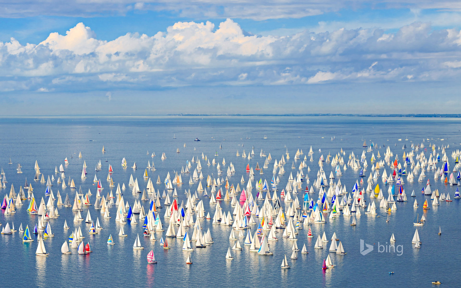 cloud - sky, beauty in nature, the sky, land, horizon, sky, yacht, day, waterfront, water, large group of objects, sea, no people, Italy, Trieste, beach, HD Wallpaper