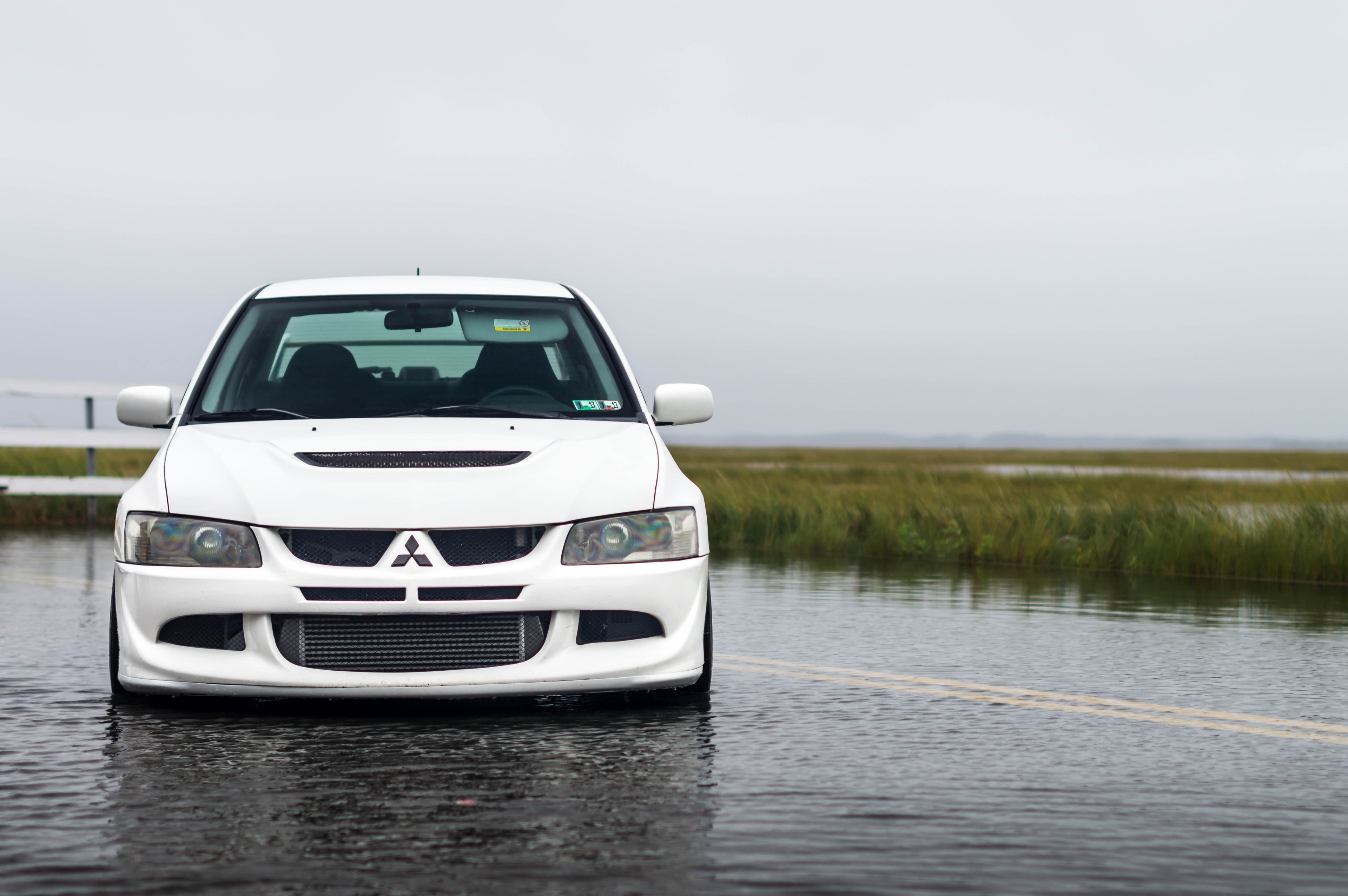 reflection, sky, no people, travel, waterfront, wheel, lake, day, car, 4K, road trip, non-urban scene, land vehicle, copy space, motor vehicle, water, HD Wallpaper
