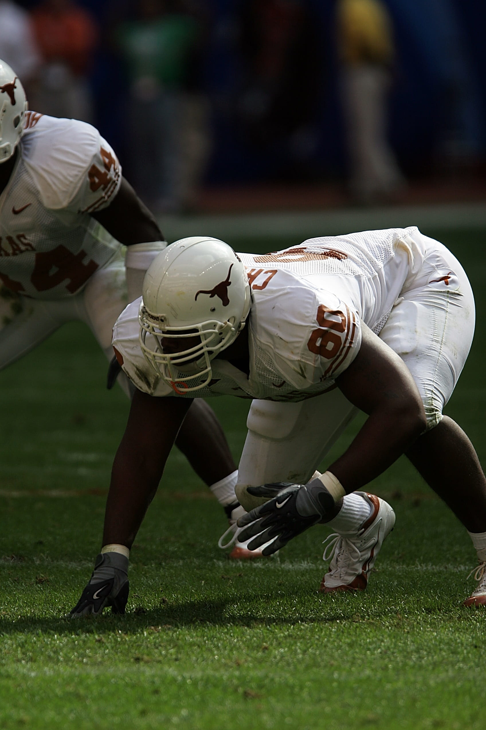 college football, action, intimidating, powerful, trenches, team sport, Defensive Tackle, focus on foreground, defending, 1080P, field, american football - sport, Phone HD Wallpaper