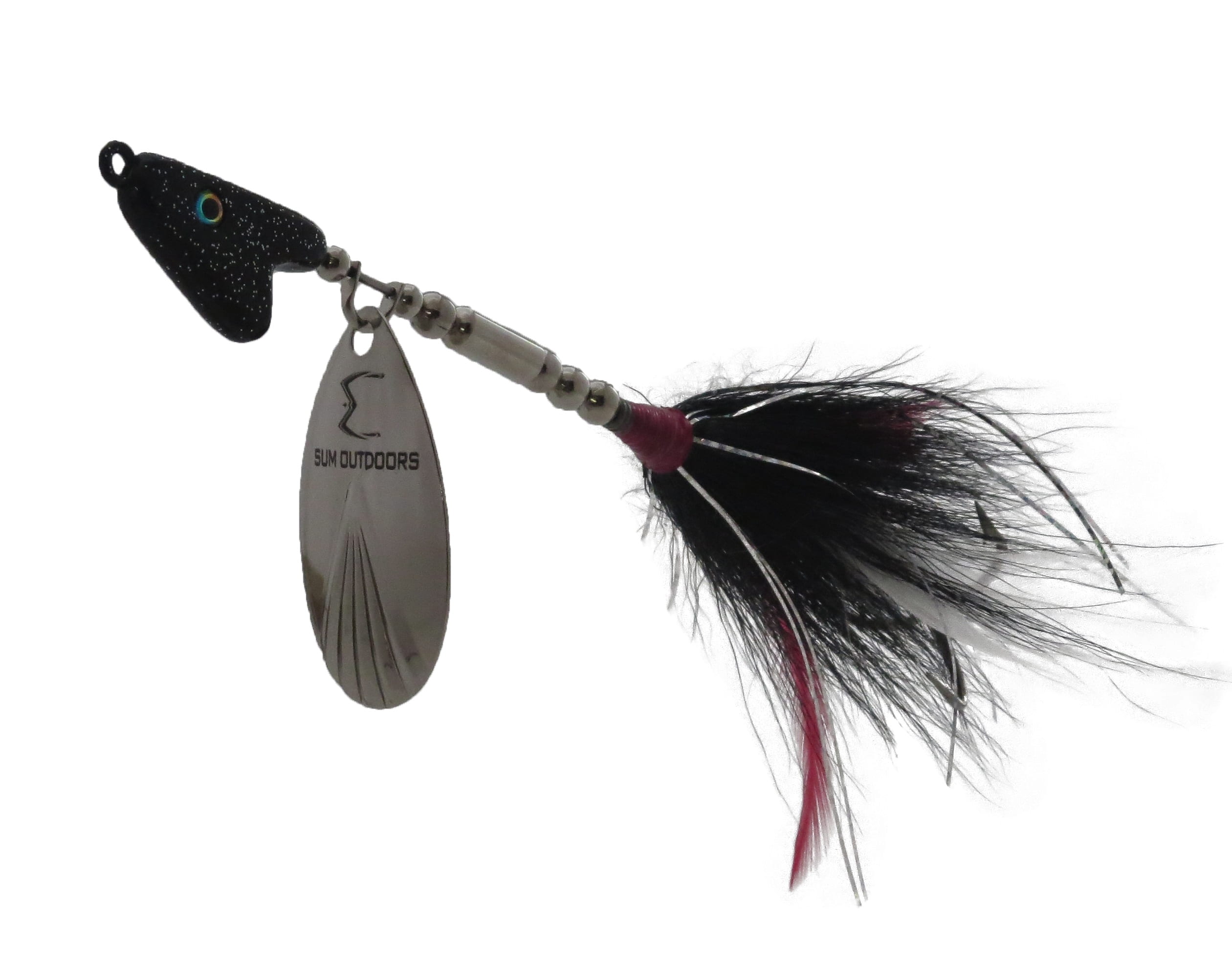 low angle view, feather, fishing lure, indoors, no people, cut out, metal, studio shot, nature, hanging, black color, musky, lure, text, art and craft, HD Wallpaper