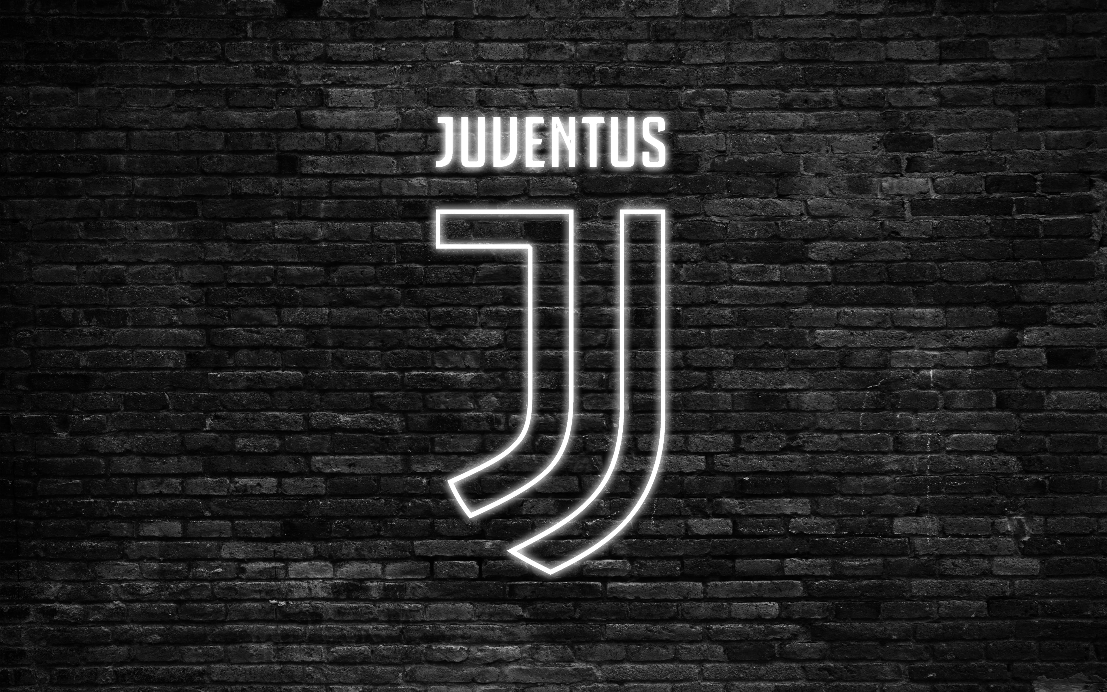 Logo, 4K, Juventus F.C., Soccer, HD Wallpaper