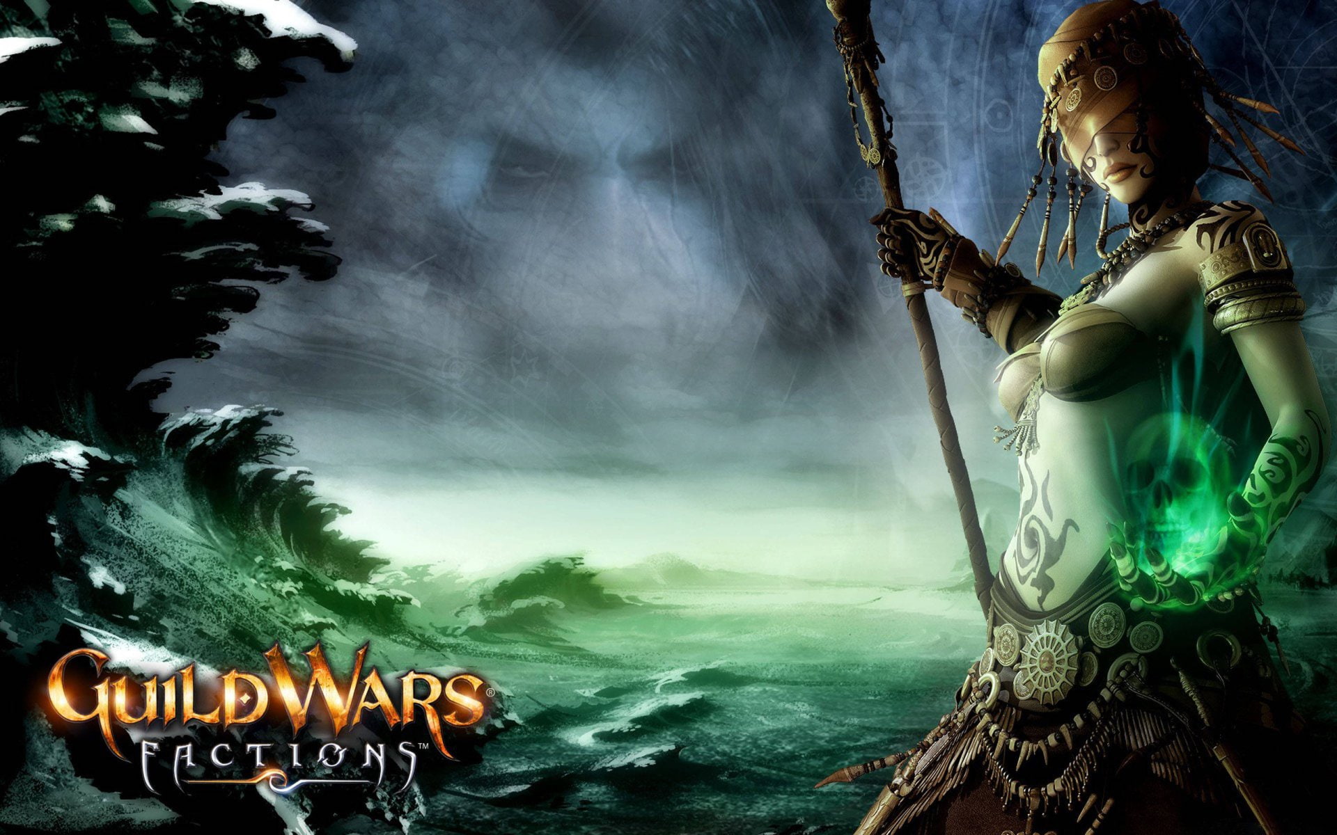 1080P, Warrior, Guild Wars Factions, Guild Wars, Skull, HD Wallpaper