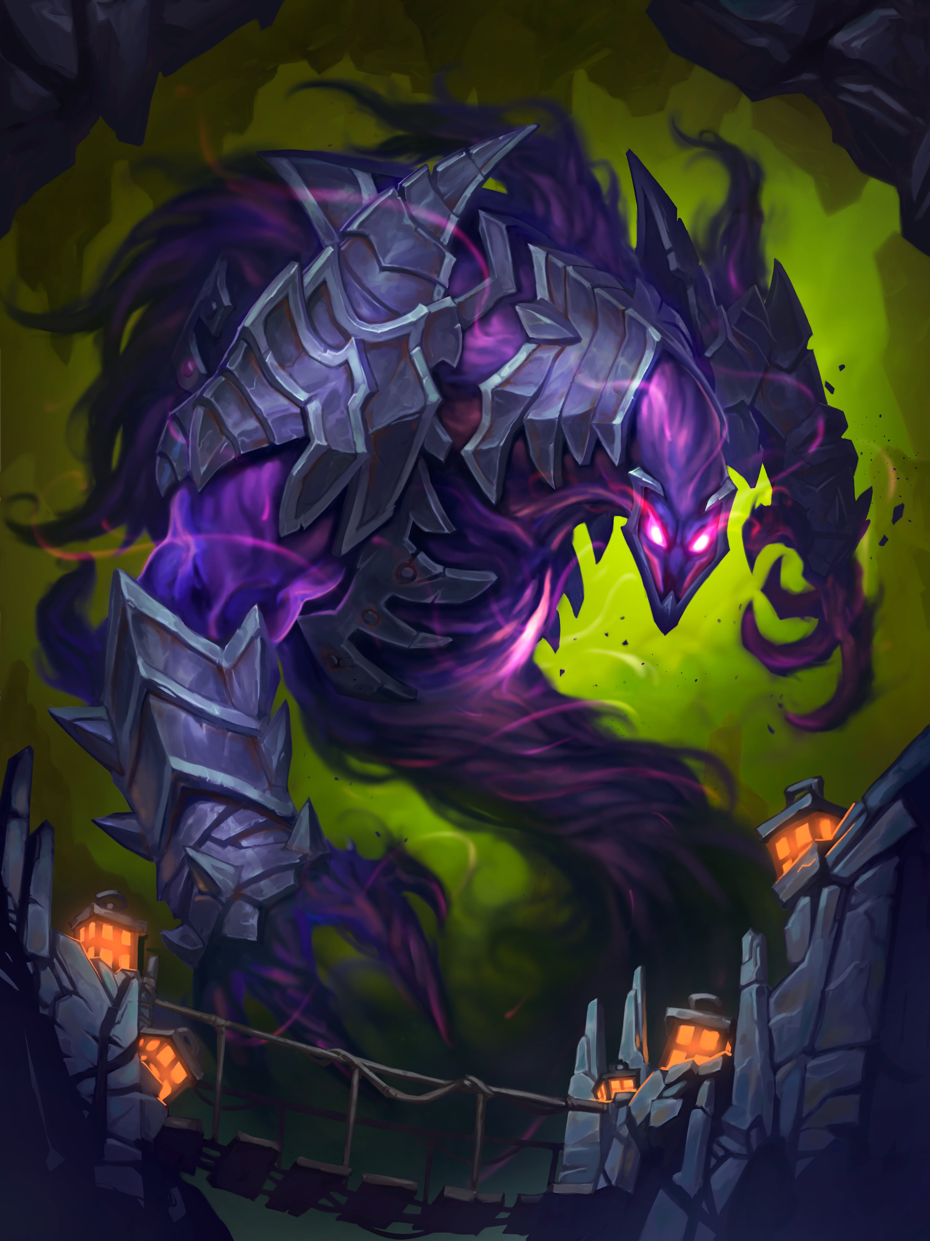 art and craft, indoors, architecture, creativity, video games, built structure, no people, Hearthstone: Heroes of Warcraft, decoration, multi colored, 4K, Phone HD Wallpaper