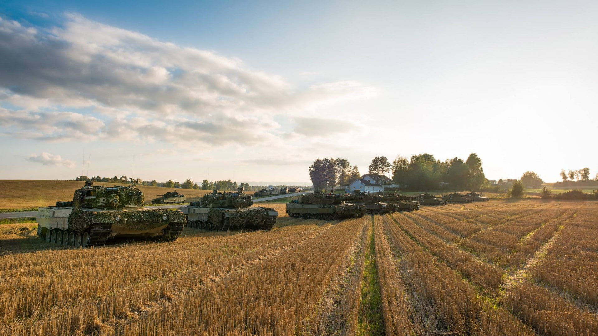 plant, nature, rural scene, CV9035, outdoors, land, sky, tree, field, Norwegian Army, growth, day, landscape, no people, cloud - sky, military, farm, environment, HD Wallpaper