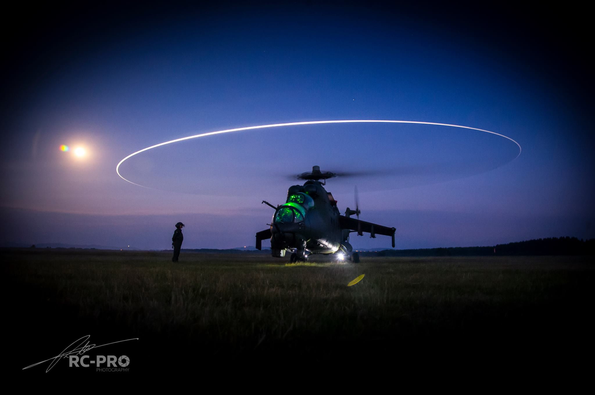 land, adult, 1080P, night, mode of transportation, communication, airplane, transportation, helicopter, nature, flying, outdoors, aircraft, sky, on the move, HD Wallpaper