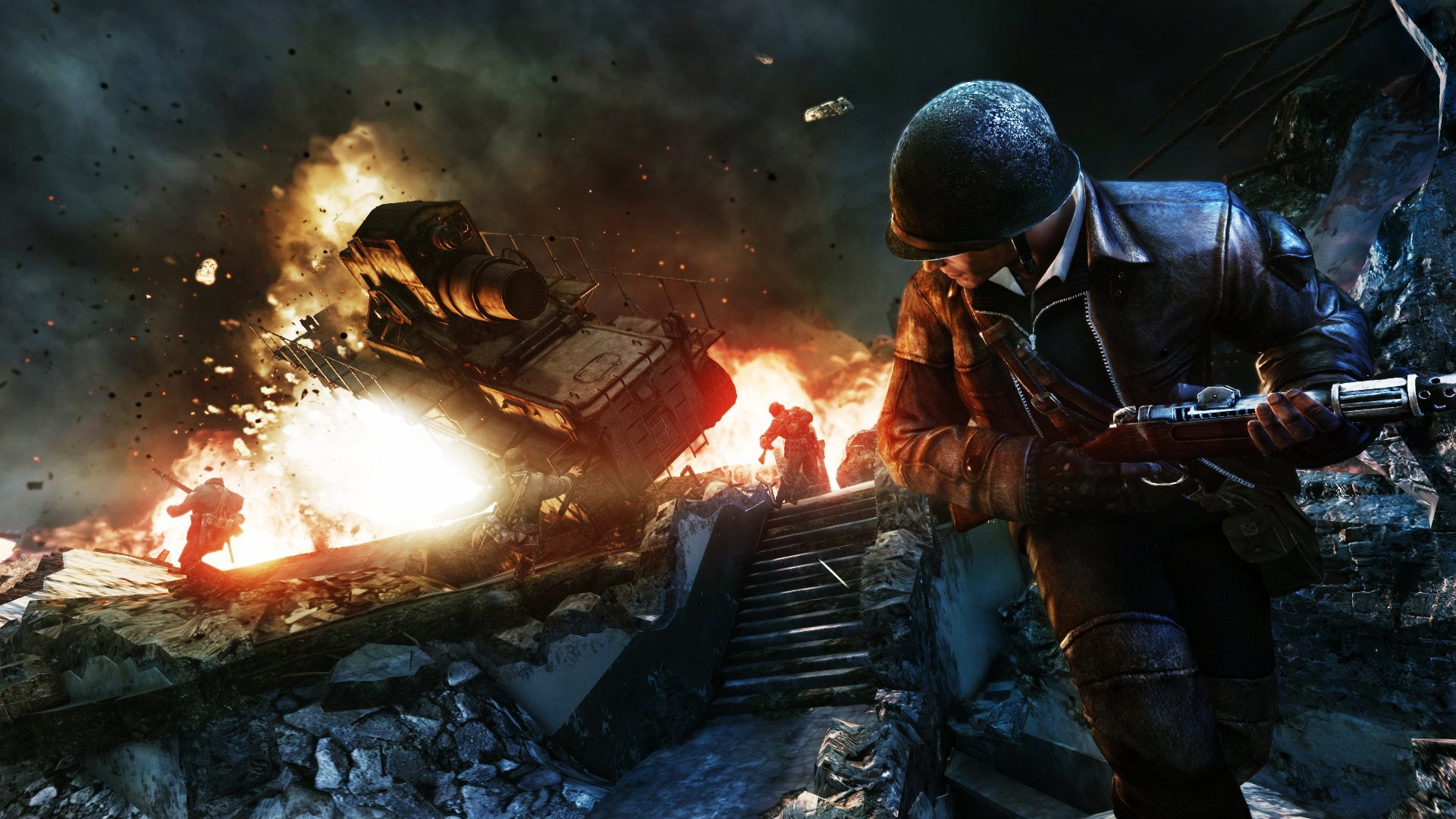shooter, front, military, battle, fighting, ww2, enemy, wwll, war, 1080P, HD Wallpaper