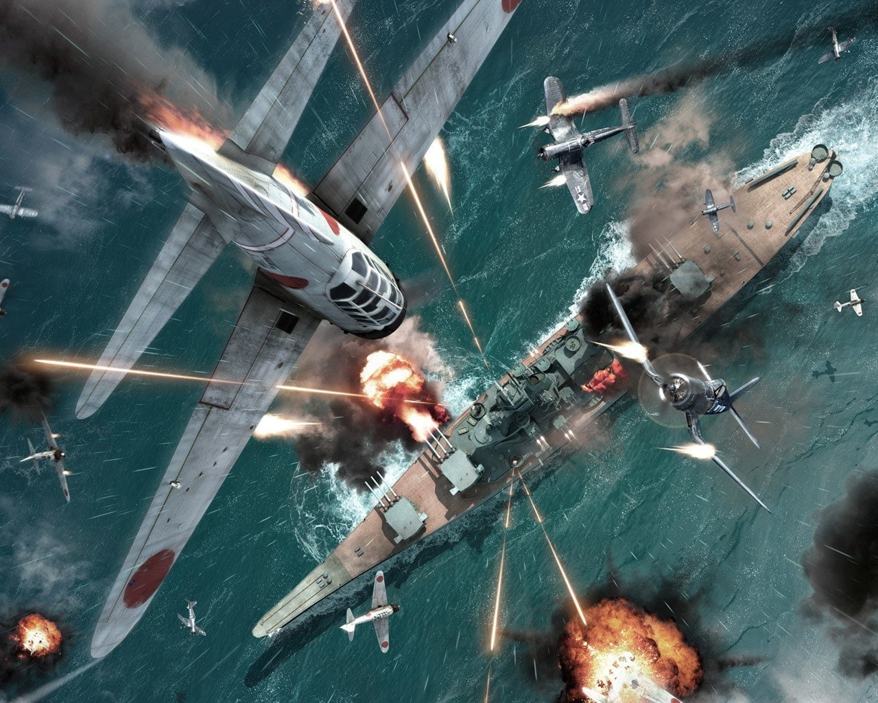 Video Game, 720P, Battlestations: Pacific, HD Wallpaper