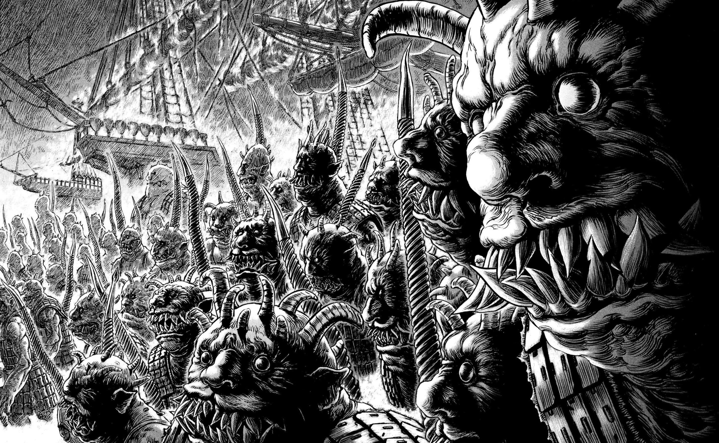pencil, indoors, religion, craft, legion, Drawings, architecture, sculpture, devil, representation, nature, Drawing, built structure, Monsters, tree, Artistic, HD Wallpaper