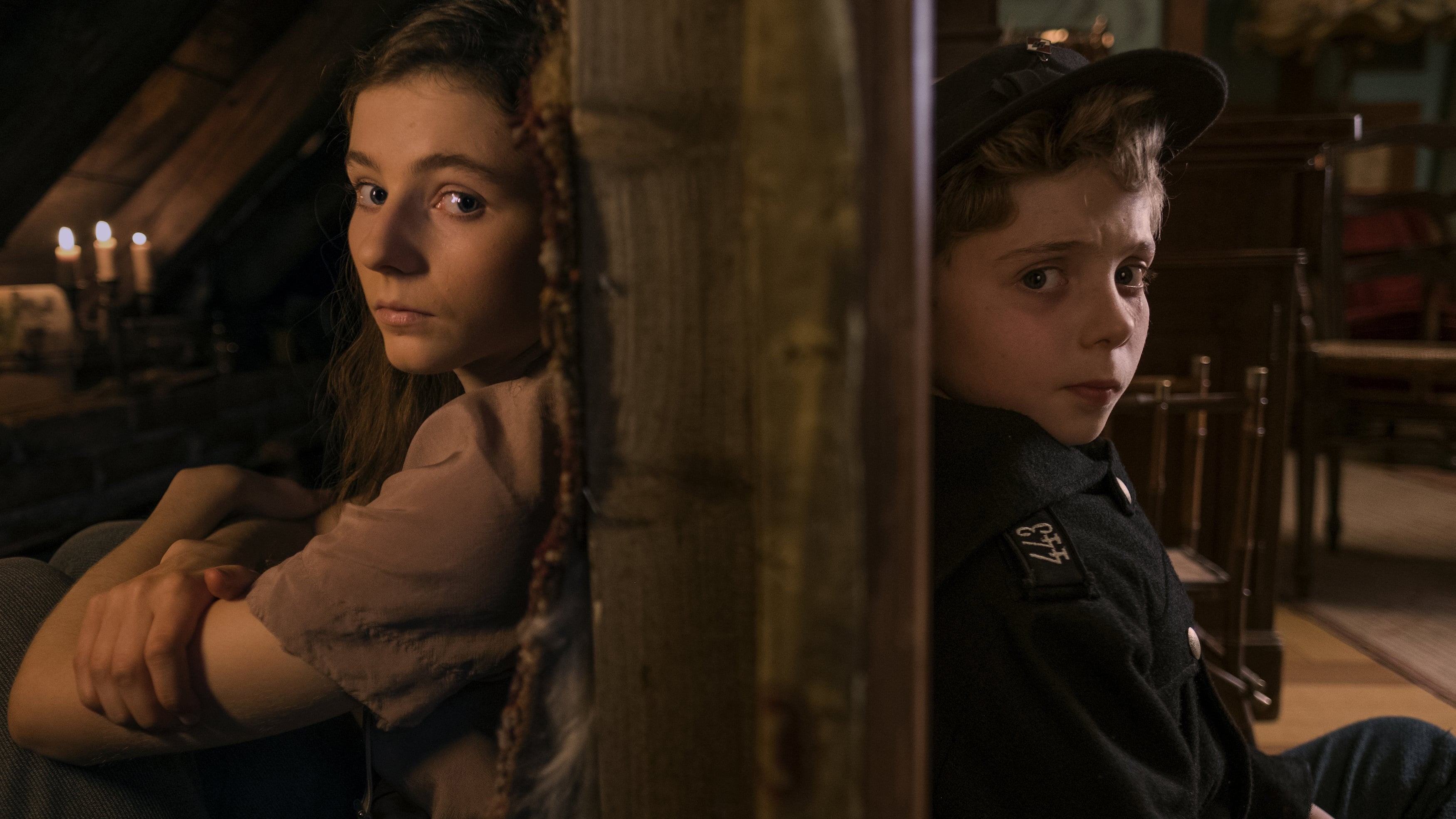 Jojo Rabbit, Thomasin McKenzie, Roman Griffin Davis, 2K, Movie, HD Wallpaper
