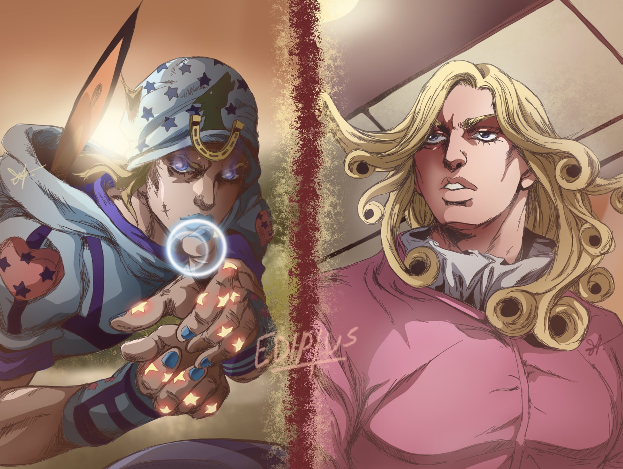 Funny Valentine, Johnny Joestar, Jojos Bizarre Adventure, 1080P, Anime, HD Wallpaper
