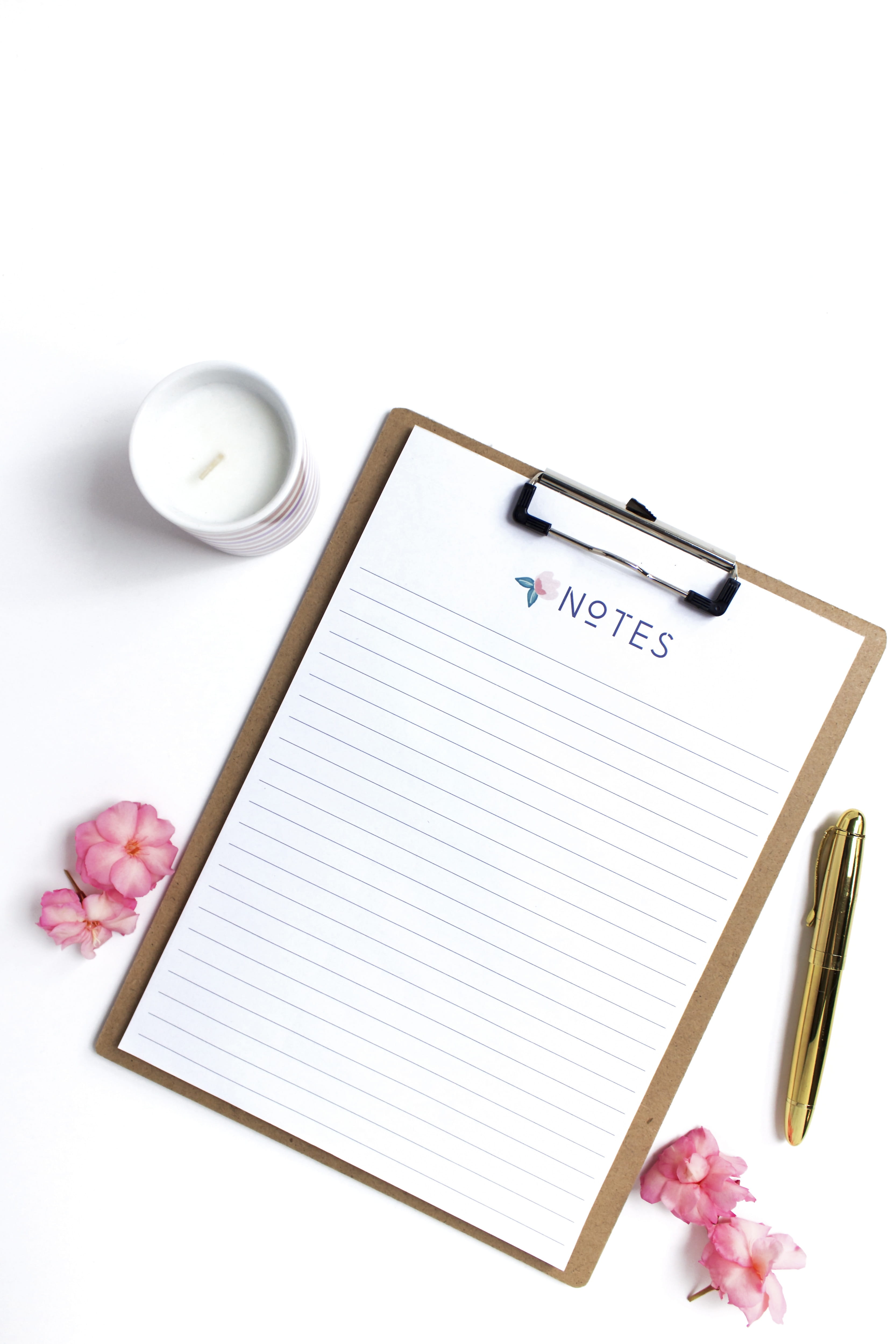 white background, empty note, flowering plant, plant, text, flower, note pad, pen, blog stock, still life, paper, indoors, spiral notebook, copy space, Phone HD Wallpaper