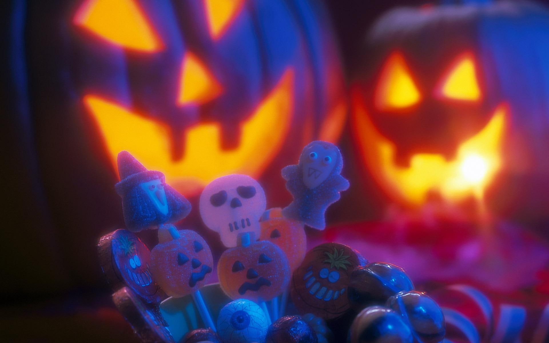3d and abstract, 1080P, treat, trick, halloween, windows, HD Wallpaper