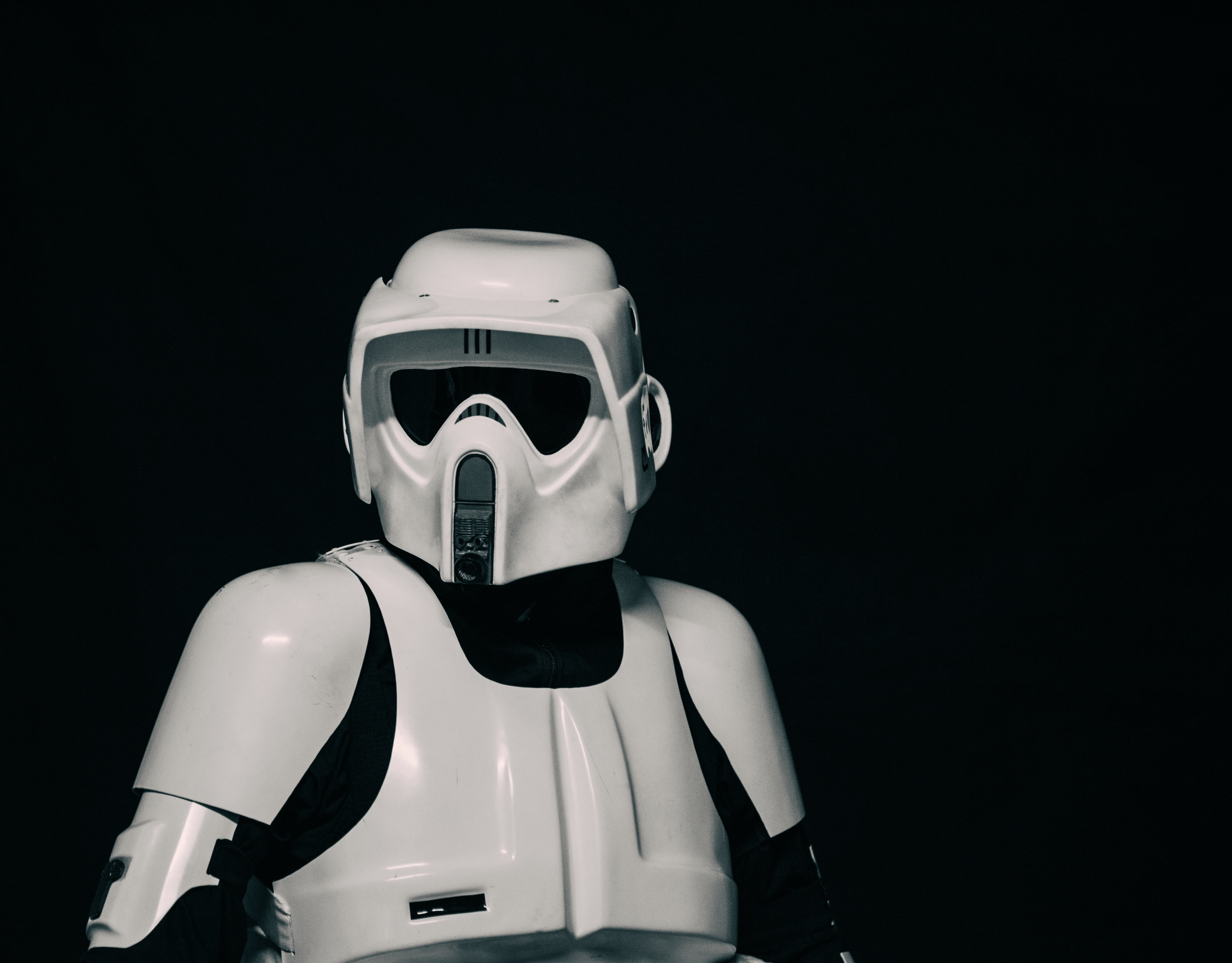work helmet, headwear, waist up, 5K, wearing, human, front view, machine, skill, crash helmet, storm, people, indoors, copy space, black background, costume, HD Wallpaper