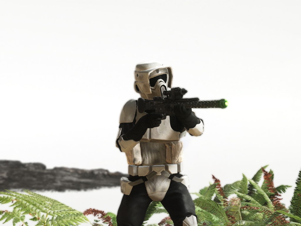 480P, Star Wars, Scout Trooper, Star Wars: Battlefront, Sniper Rifle, grass, HD Wallpaper