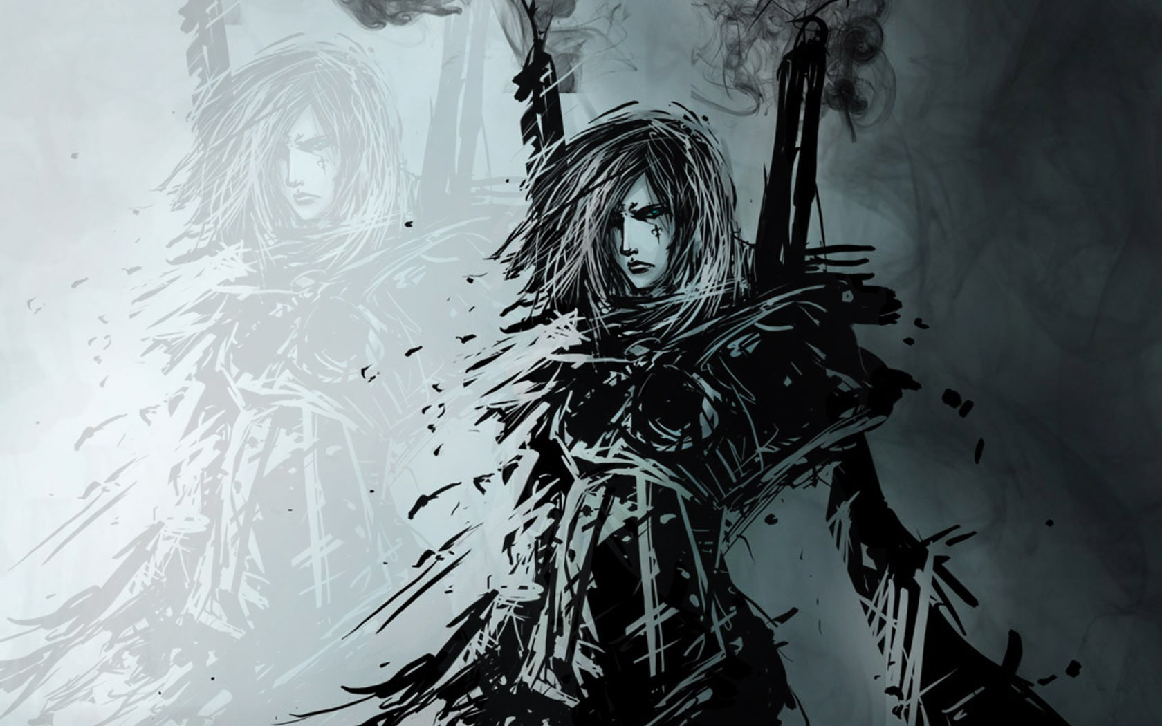 Sisters Of Battle, man, waist up, looking at camera, mystery, human Face, abstract, horror, black Color, evil, celebration, adult, death, day, digital, HD Wallpaper