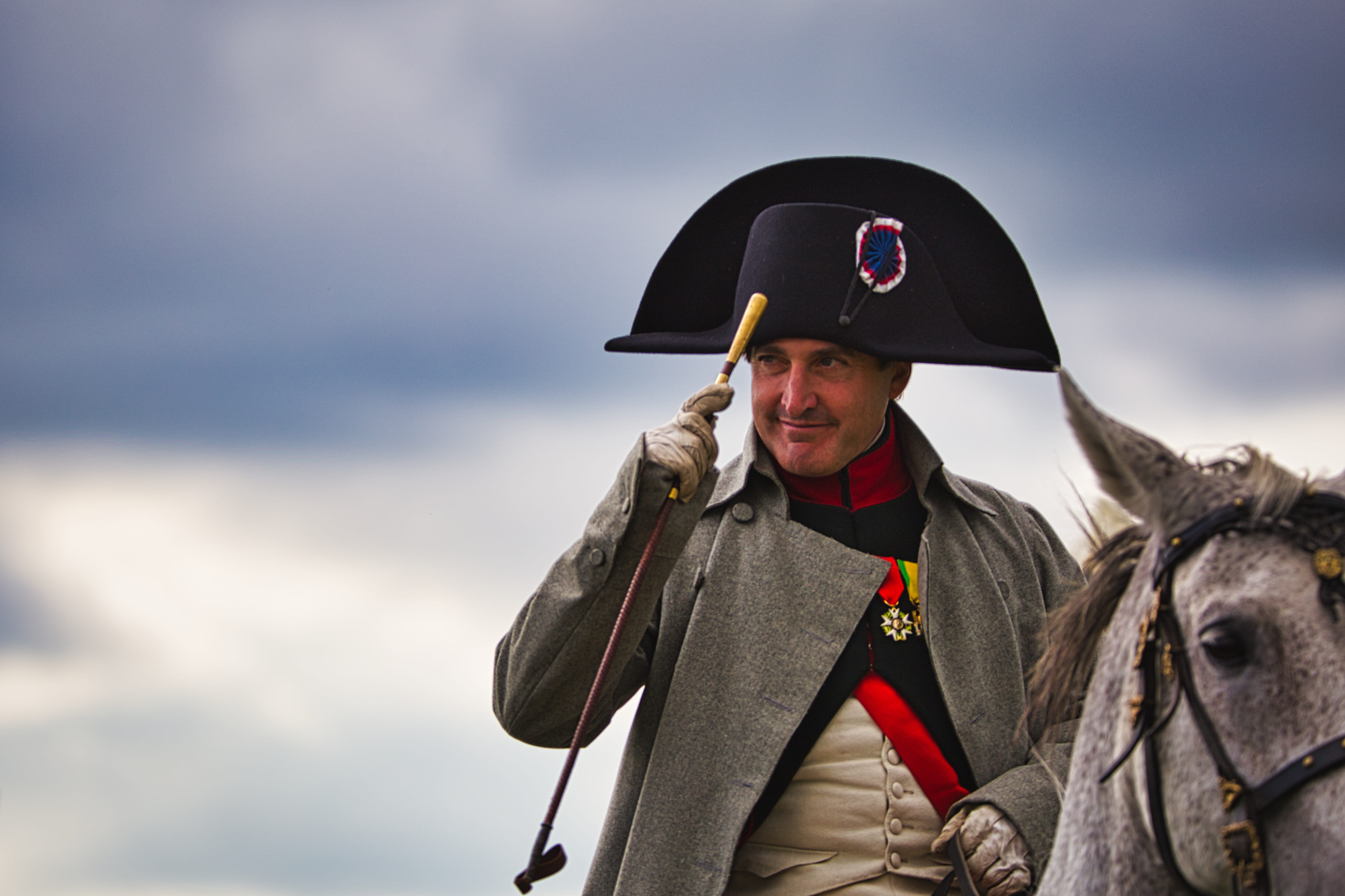 nature, auerstedt, soldiers, battle field, front view, real people, one animal, explosion, day, sky, smiling, portrait, 5K, defense, napoleon, warm clothing, HD Wallpaper