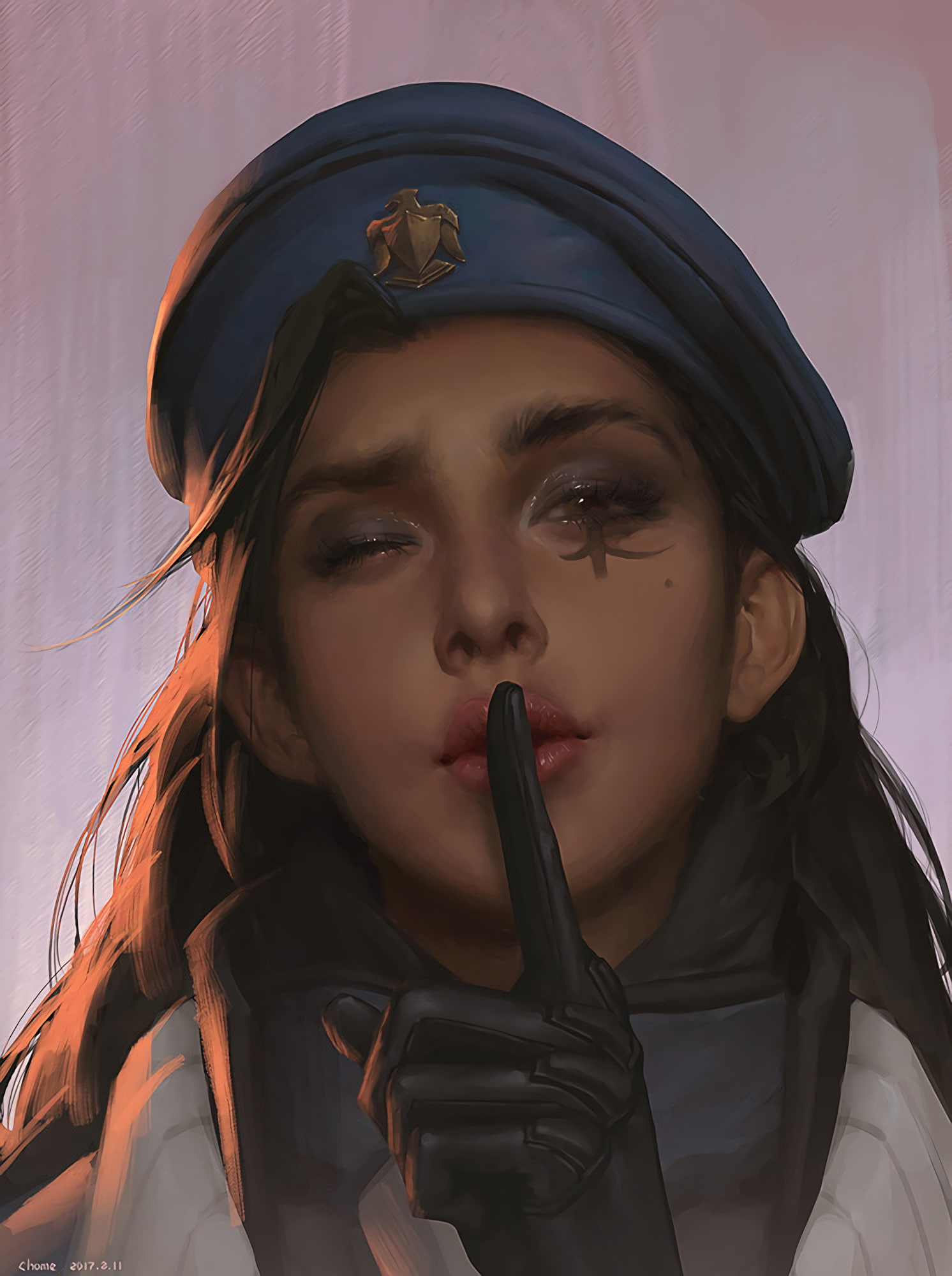 Ana Amari, 1080P, Overwatch, artwork, Blizzard Entertainment, Phone HD Wallpaper