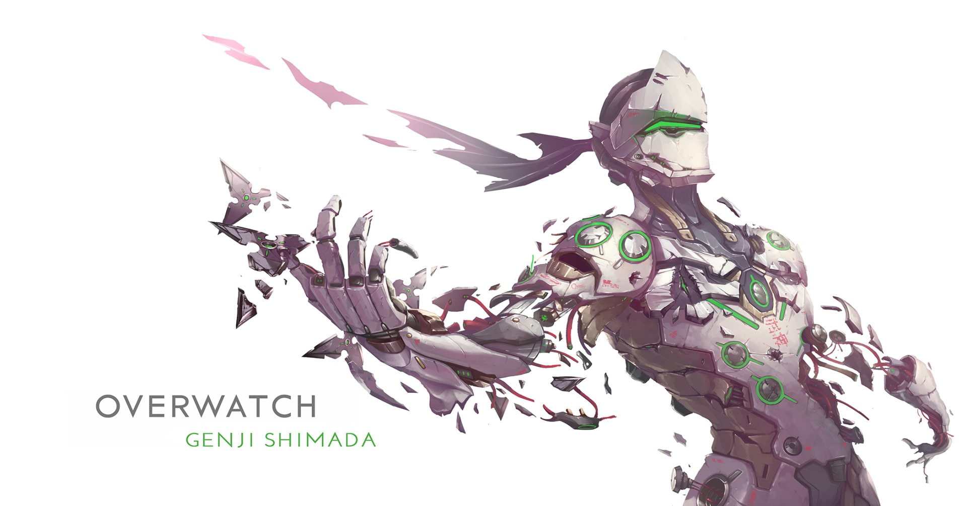 Genji (Overwatch), Video Game, 1080P, Genji Shimada, Overwatch, HD Wallpaper
