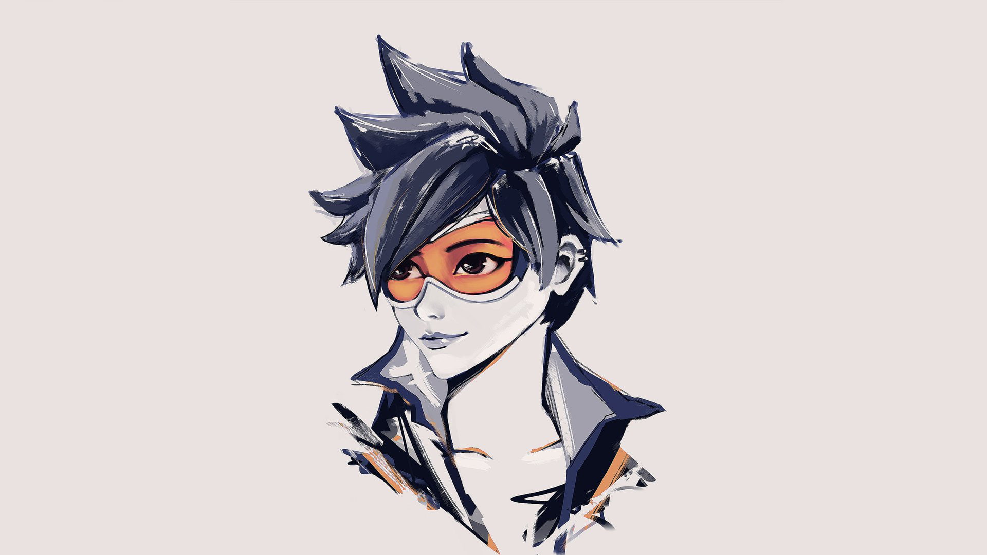Tracer (Overwatch), Overwatch, artwork, video games, 1080P, HD Wallpaper