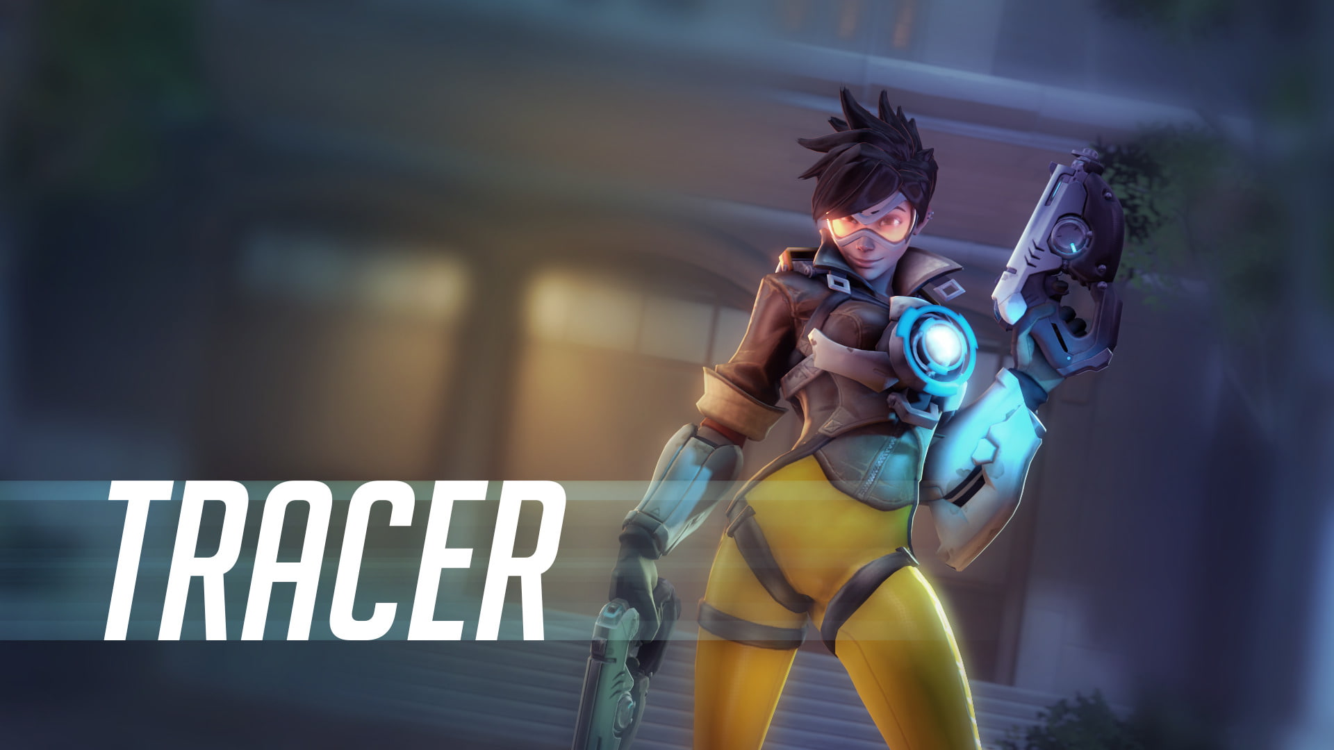  tracer, Blizzard Entertainment, 1080P, Overwatch, Lena Oxton, Video Game, Tracer (Overwatch), HD Wallpaper