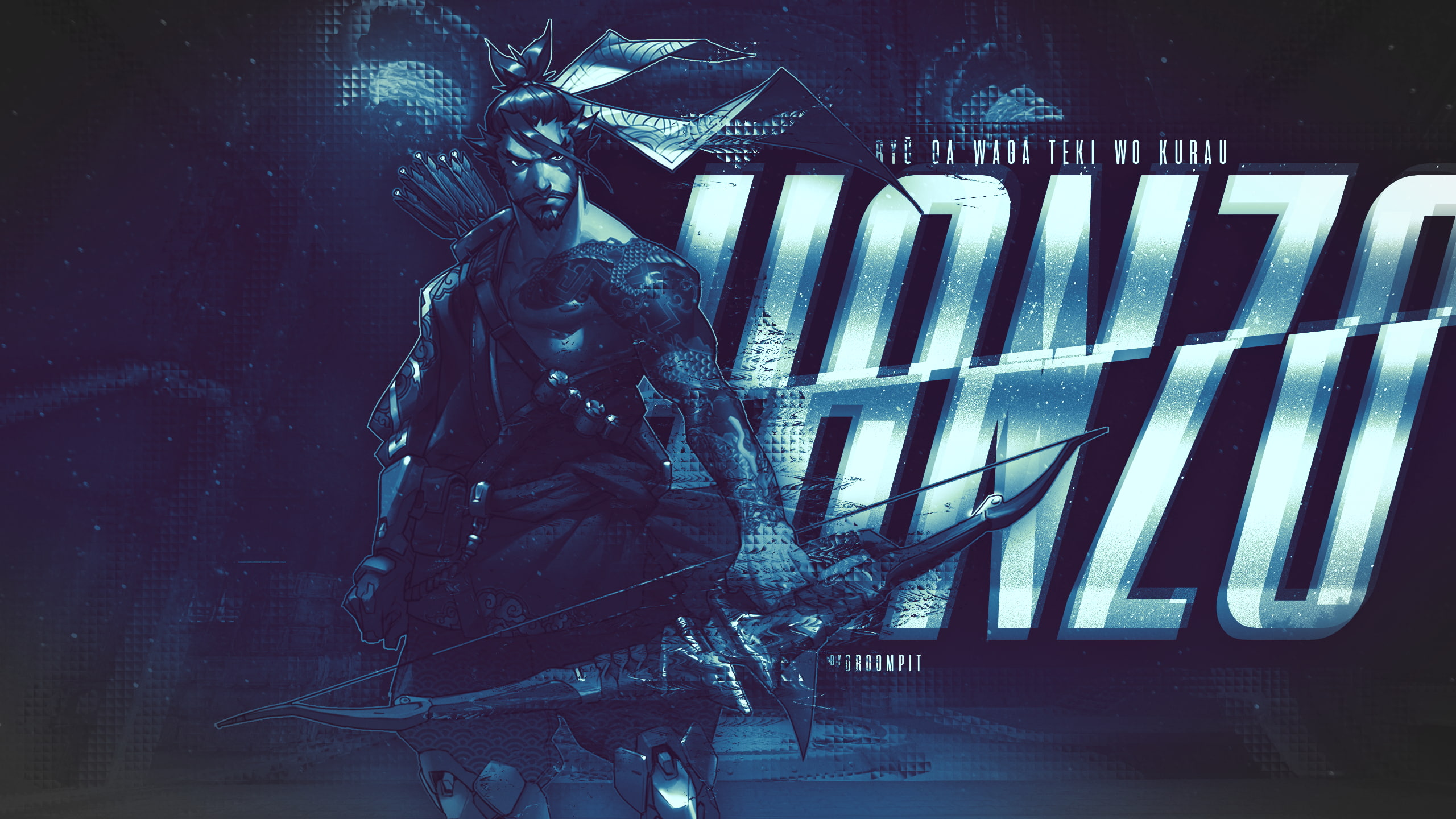 2K, Overwatch, Hanzo (Overwatch), HD Wallpaper