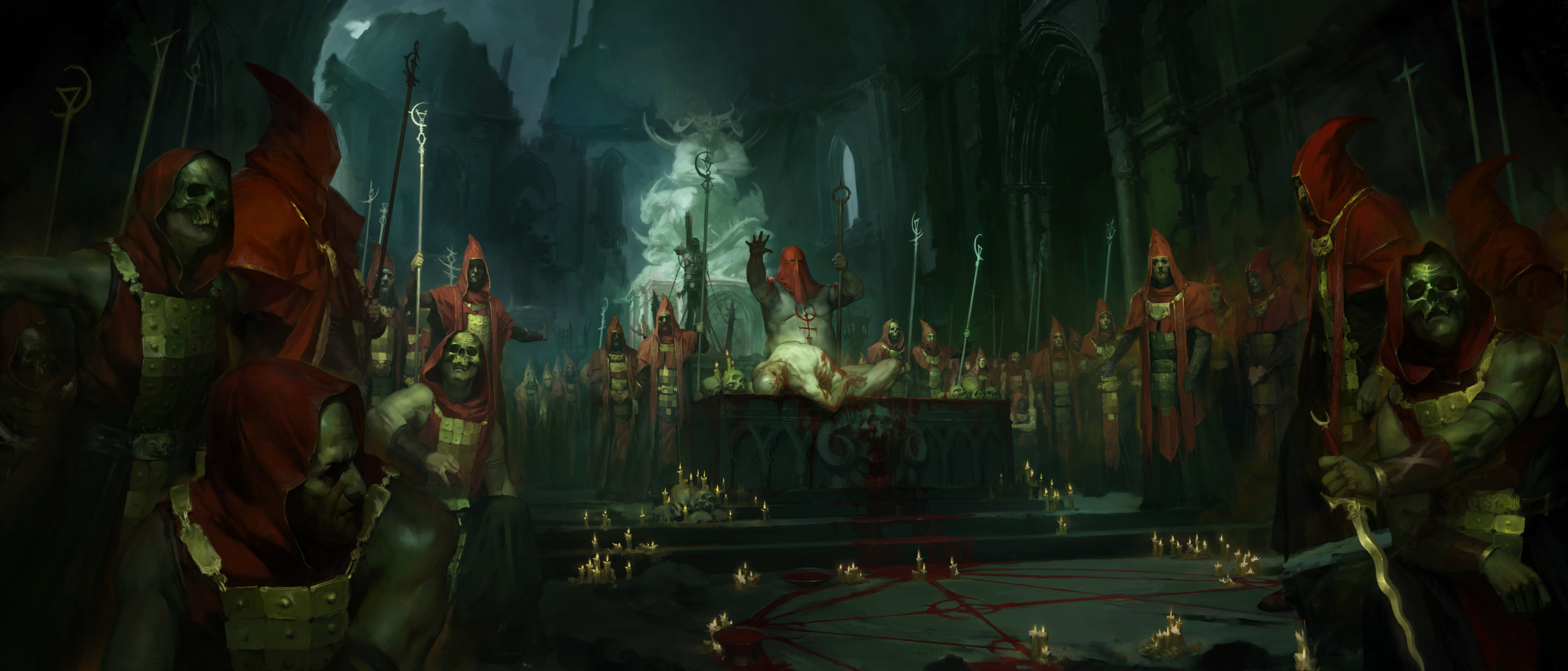 Diablo IV, Video Game, Blood, 4K, Warrior, HD Wallpaper