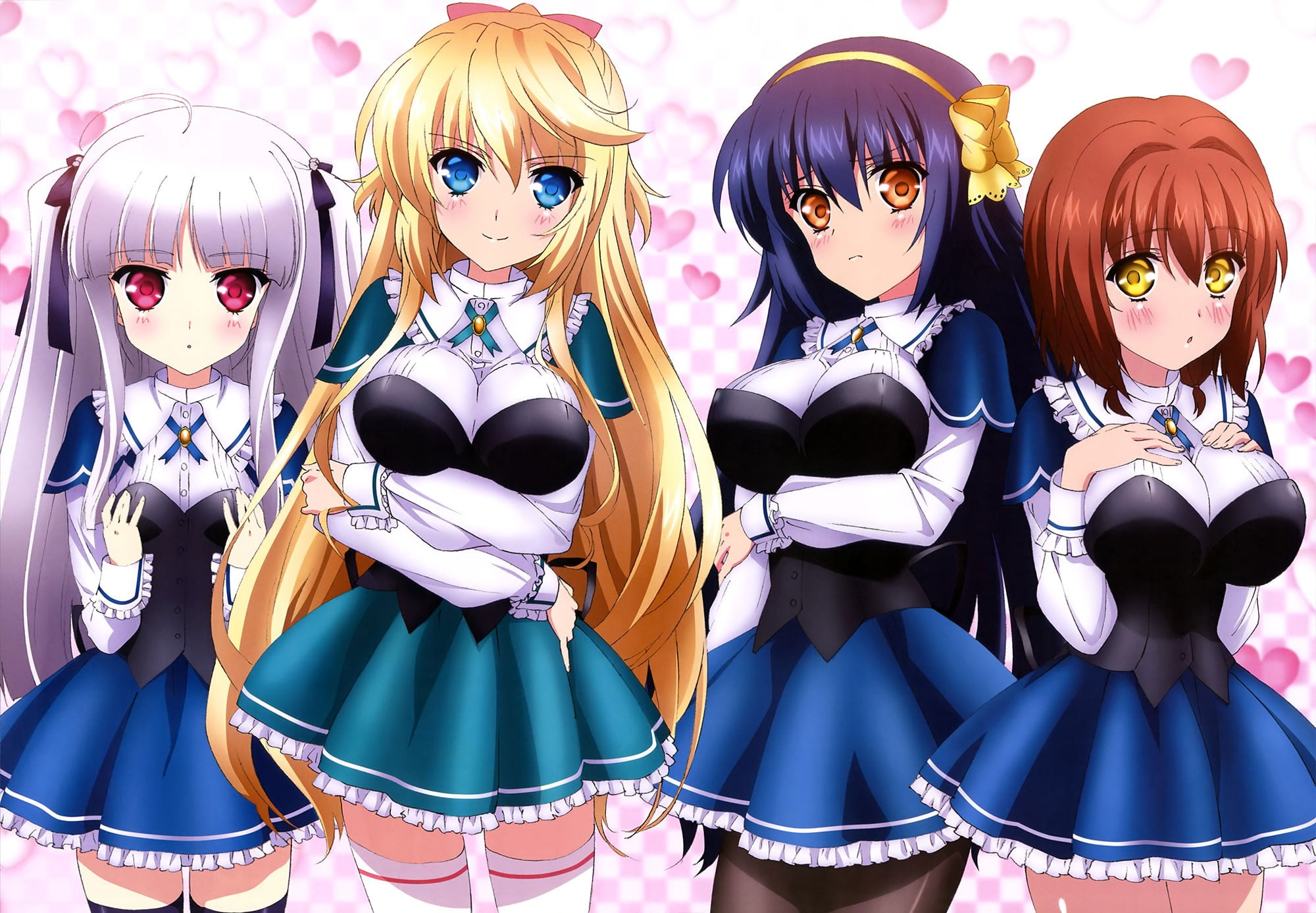 female likeness, costume, no people, retail, disguise, festival, variation, Absolute Duo, for sale, representation, anime girls, Tachibana Tomoe, doll, HD Wallpaper