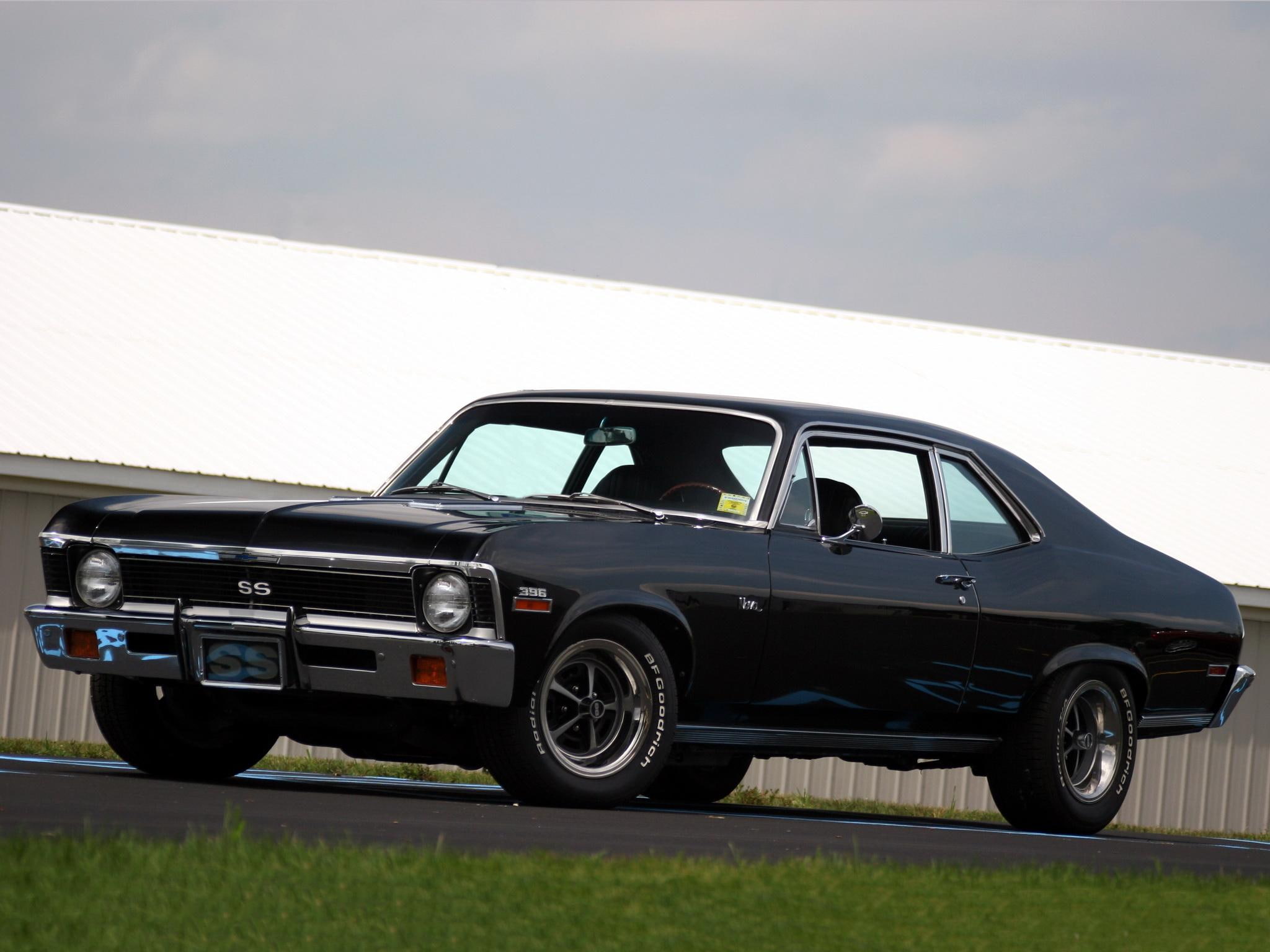 1080P, cars, ss, 1972, muscle, antique, nova, chevrolet, vintage, classic, chevy, HD Wallpaper