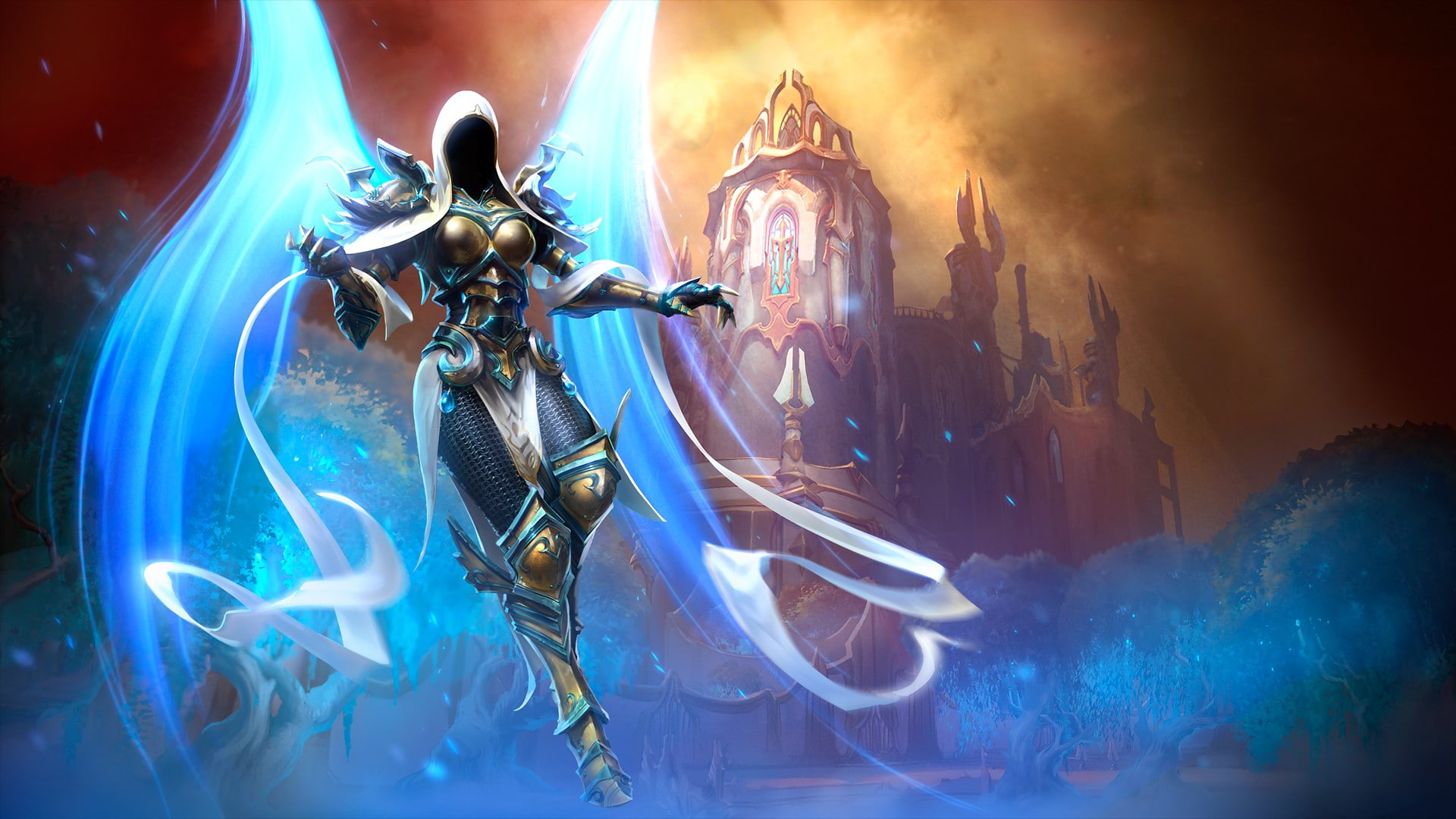 Auriel (Diablo), 1080P, heroes of the storm, video games, HD Wallpaper