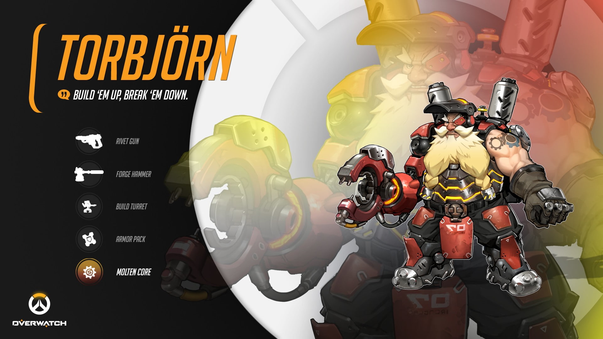 games, video games, entertainment, video, torbjorn, 1080P, blizzard entertainment, overwatch, blizzard, HD Wallpaper
