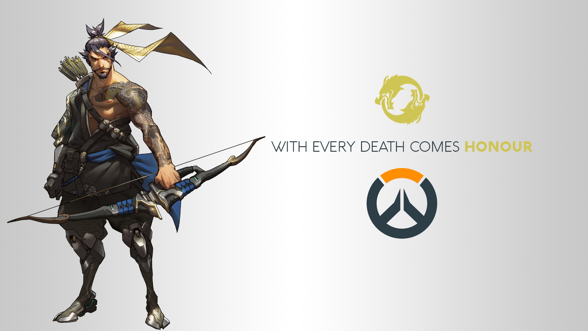 logo, Hanzo Shimada, Overwatch, 1080P, DXHHH101 (Author), video games, Blizzard Entertainment, Hanzo, HD Wallpaper