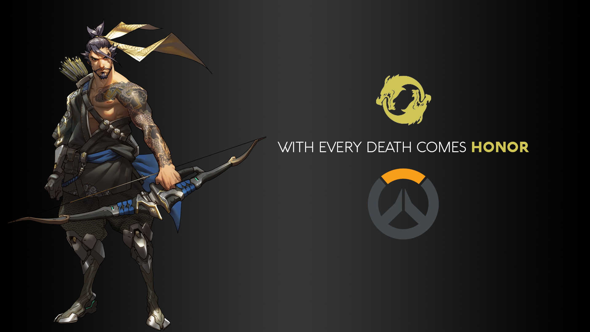 Blizzard Entertainment, video games, logo, Hanzo Shimada, Hanzo, Overwatch, 1080P, DXHHH101 (Author), HD Wallpaper