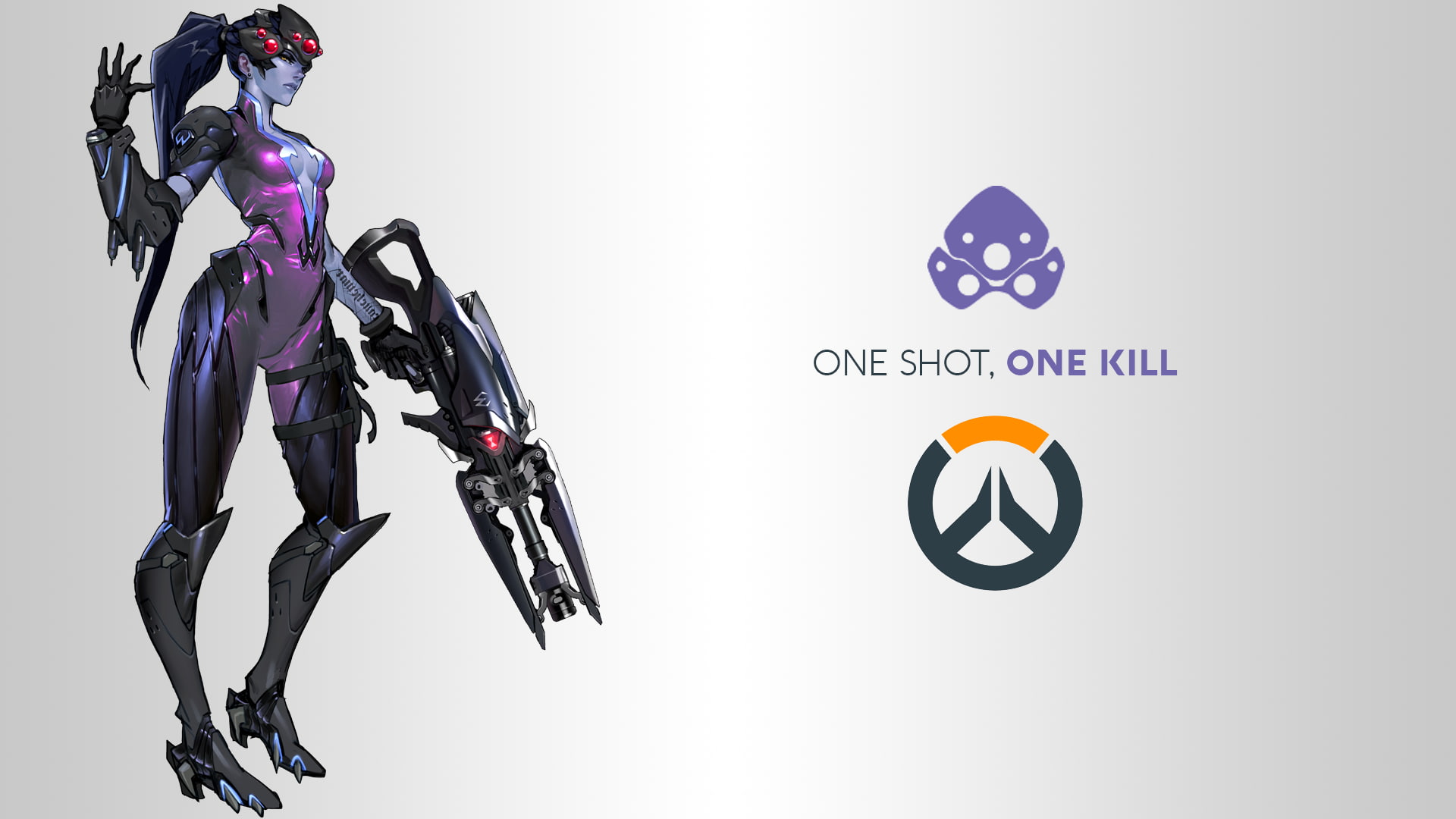 women, 1080P, Overwatch, AMÉLIE LACROIX, video games, logo, Blizzard Entertainment, DXHHH101 (Author), Widowmaker (Overwatch), HD Wallpaper