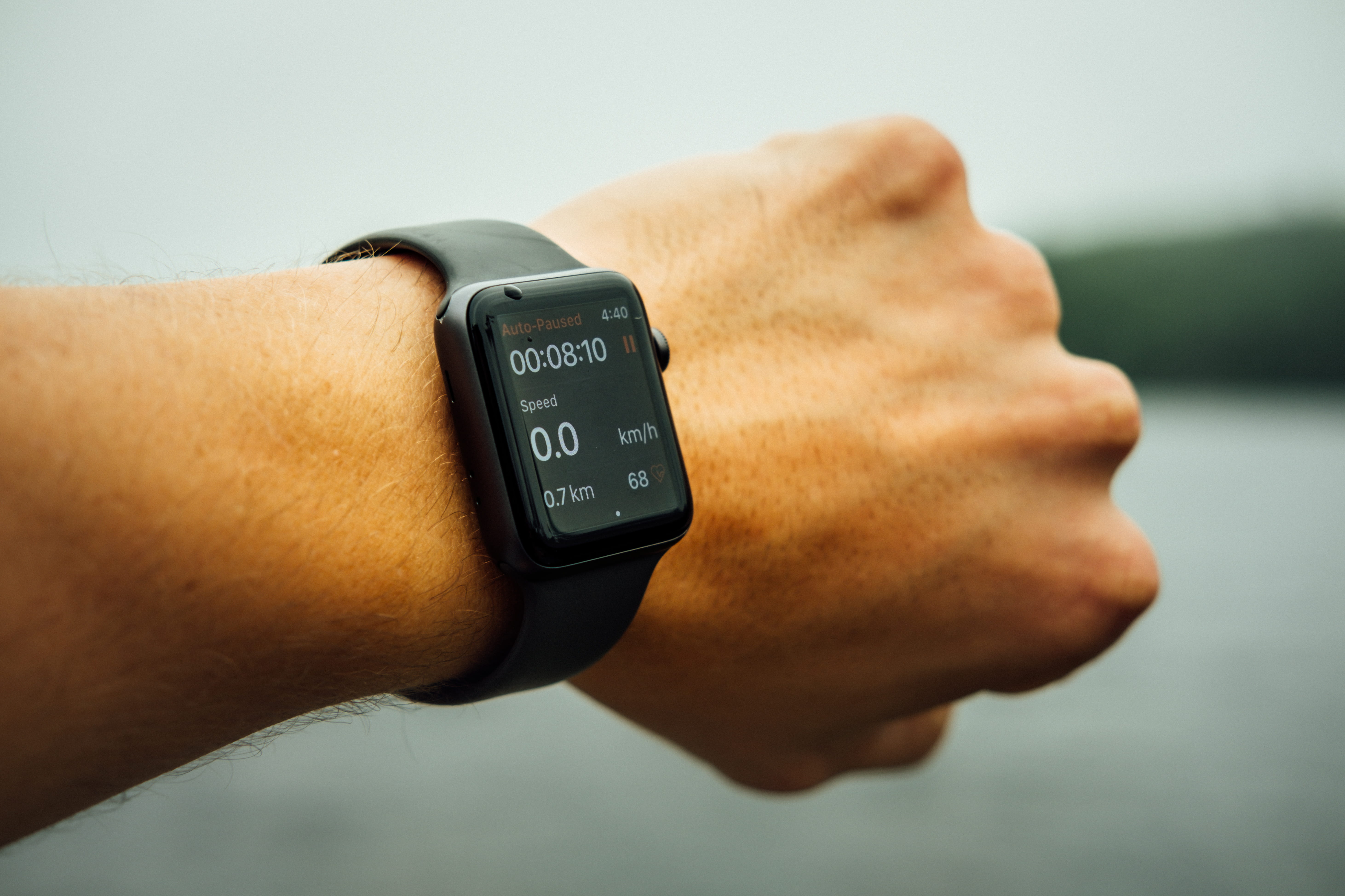 application Software, equipment, blur, touch Screen, clock, tracker, wristwatch, outside, smartwatch, connection, space, watch3, checking the Time, bokeh, HD Wallpaper