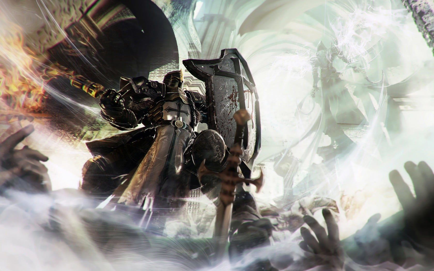 video games, plastic, anime, no people, high angle view, animals in the wild, animal themes, 720P, warrior, Diablo, animal, d, fantasy art, HD Wallpaper
