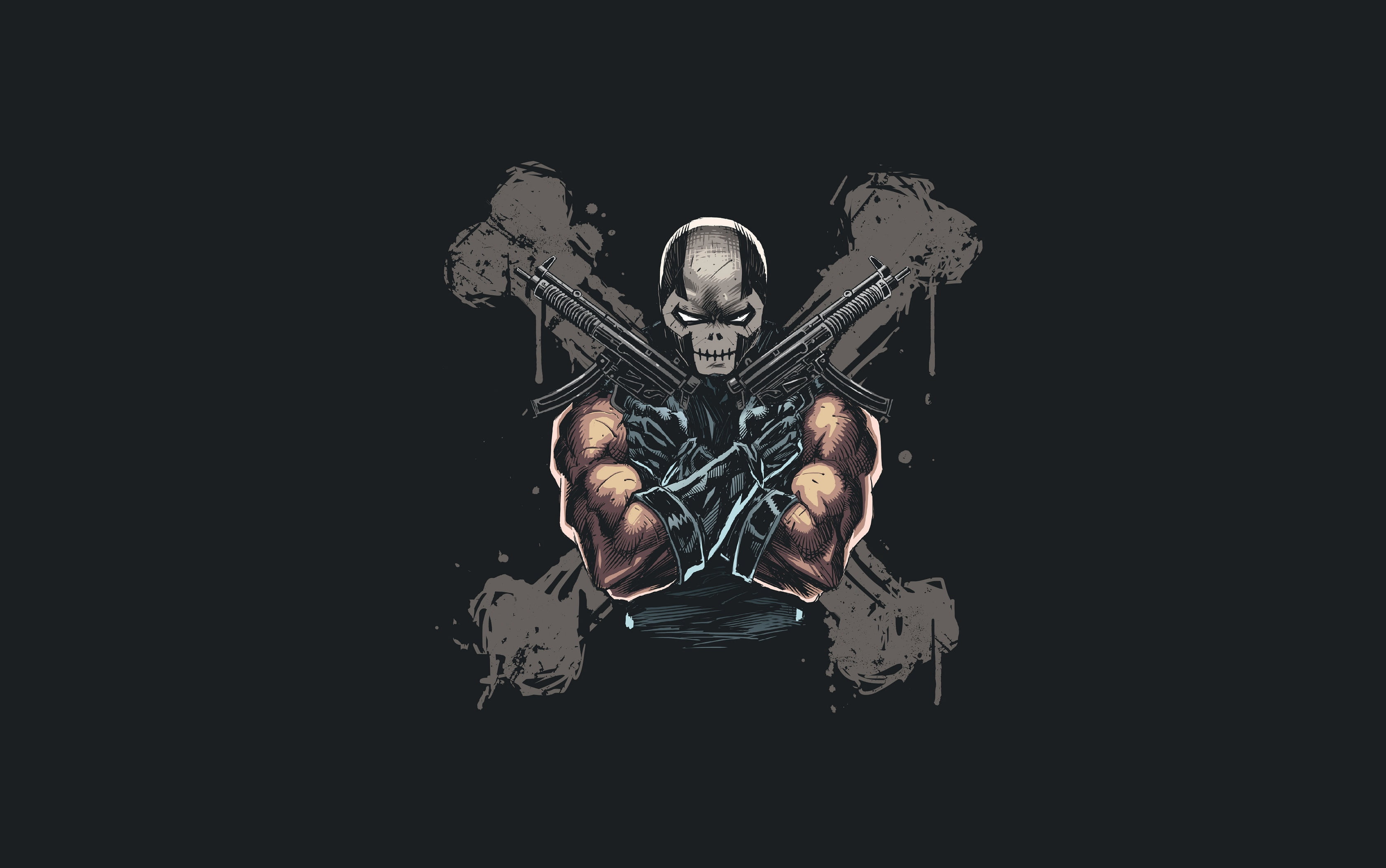 2K, Crossbone, government, studio shot, aggression, black background, human bone, human skeleton, body part, emotion, bone, copy space, breaking, cut out, HD Wallpaper