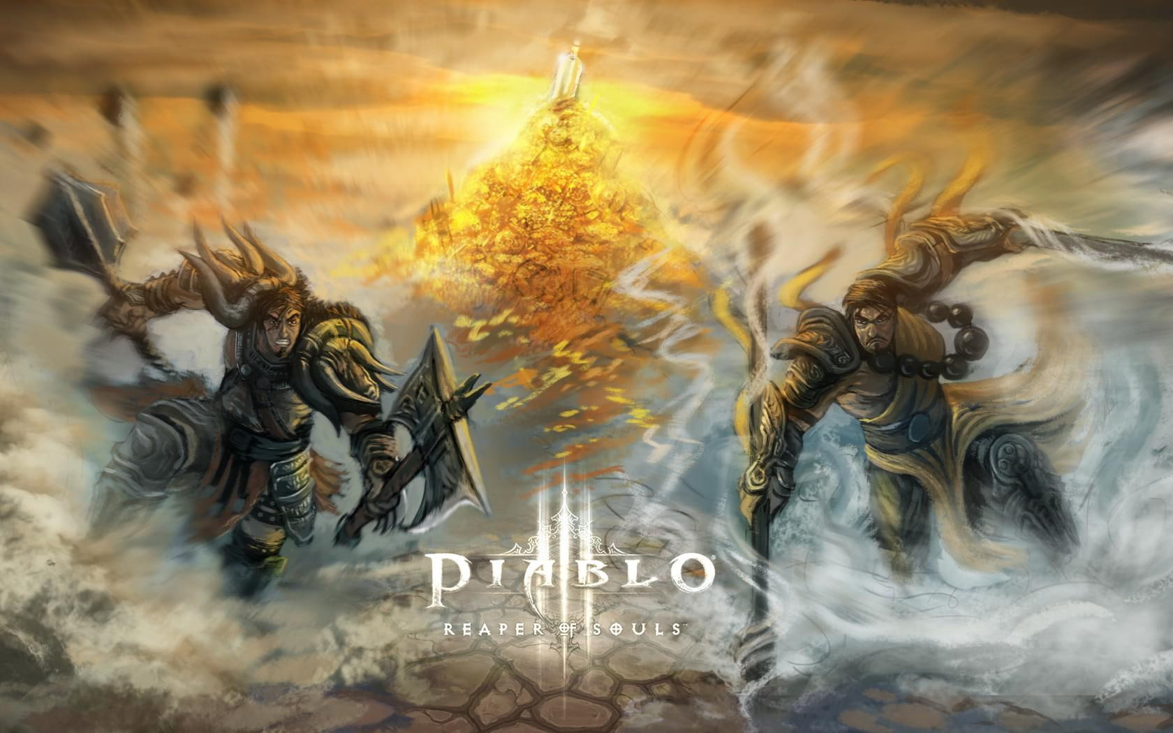 iii, reaper of souls, reaper, diablo, monk, souls, 720P, barbarian, diablo iii reaper of souls, diablo 3, HD Wallpaper