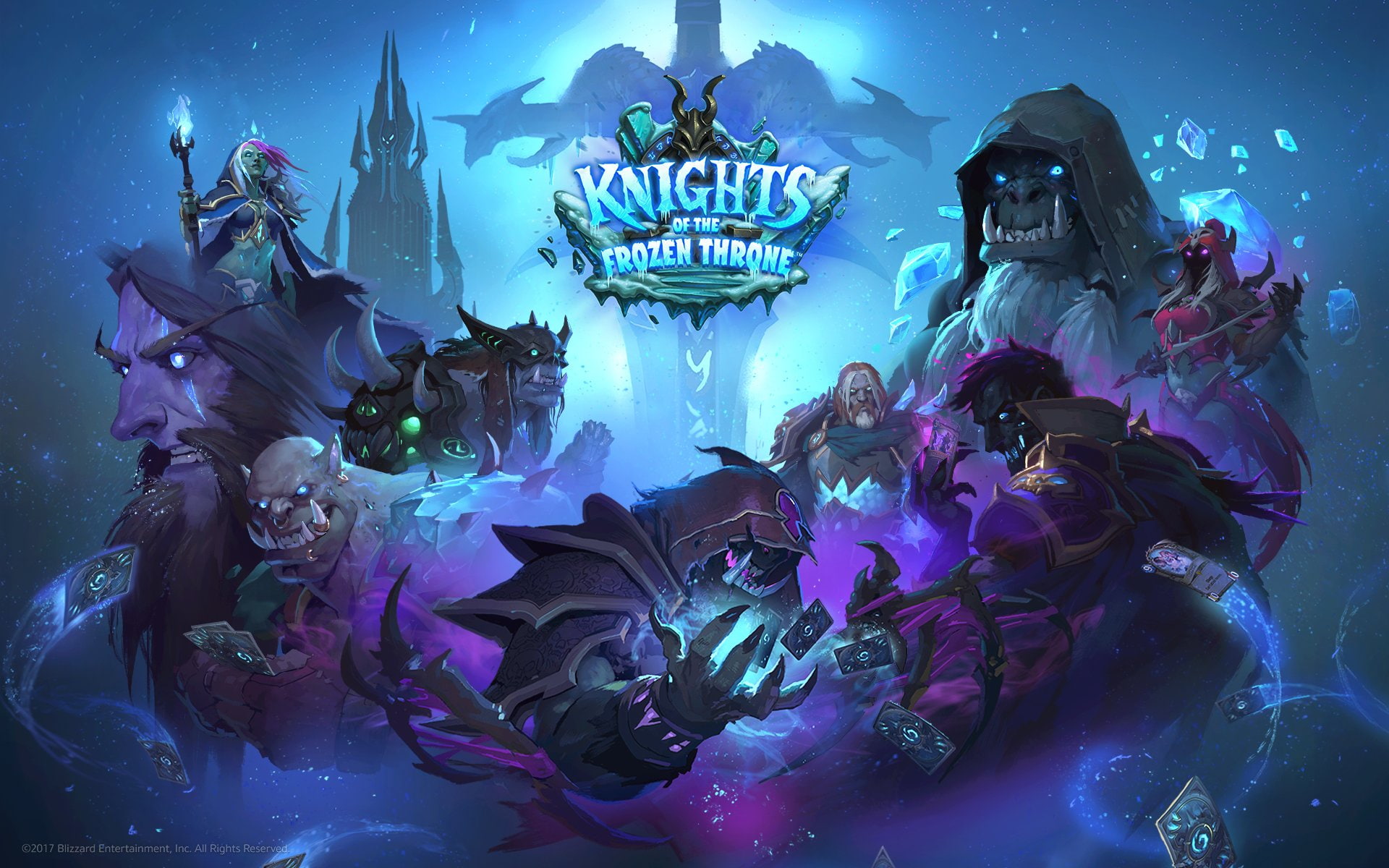 1080P, Hearthstone: Heroes Of Warcraft, Knights of the frozen throne, HD Wallpaper