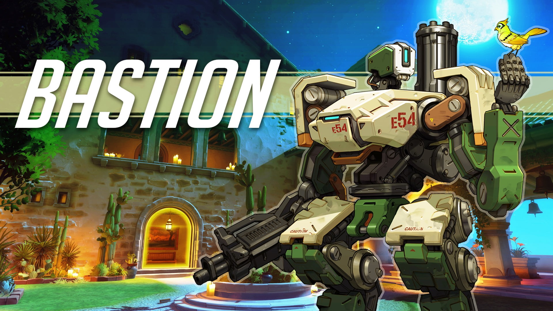 Bastion (Overwatch), Overwatch, 1080P, Blizzard Entertainment, SST LABORATORIES SIEGE AUTOMATON E54, video games, livewirehd (Author), HD Wallpaper