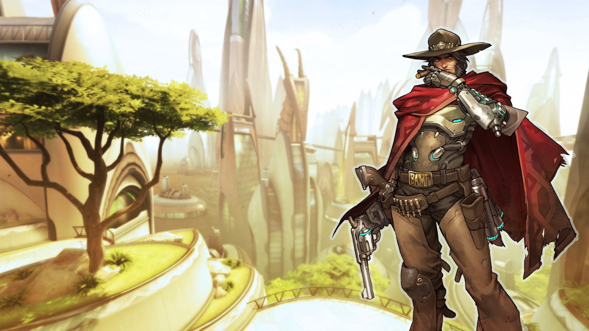 Jesse McCree, livewirehd (Author), Blizzard Entertainment, 1080P, McCree, video games, Overwatch, HD Wallpaper