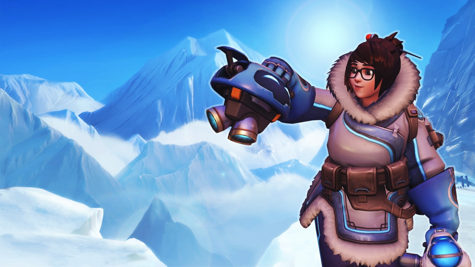 Blizzard Entertainment, video games, 1080P, livewirehd (Author), Mei Ling Zhou, Mei, Overwatch, HD Wallpaper