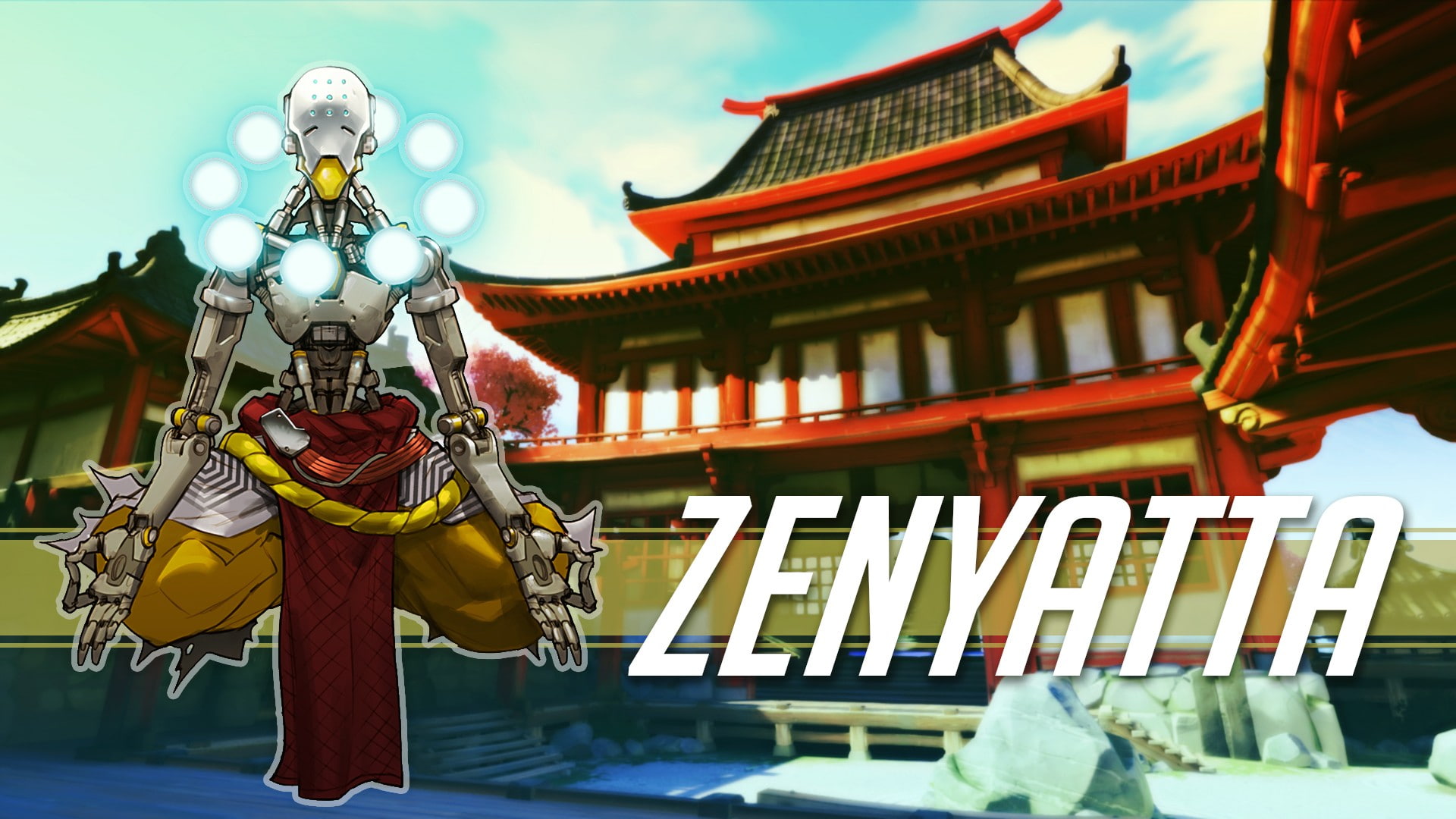 1080P, video games, Blizzard Entertainment, Tekhartha Zenyatta, Zenyatta, livewirehd (Author), Overwatch, HD Wallpaper