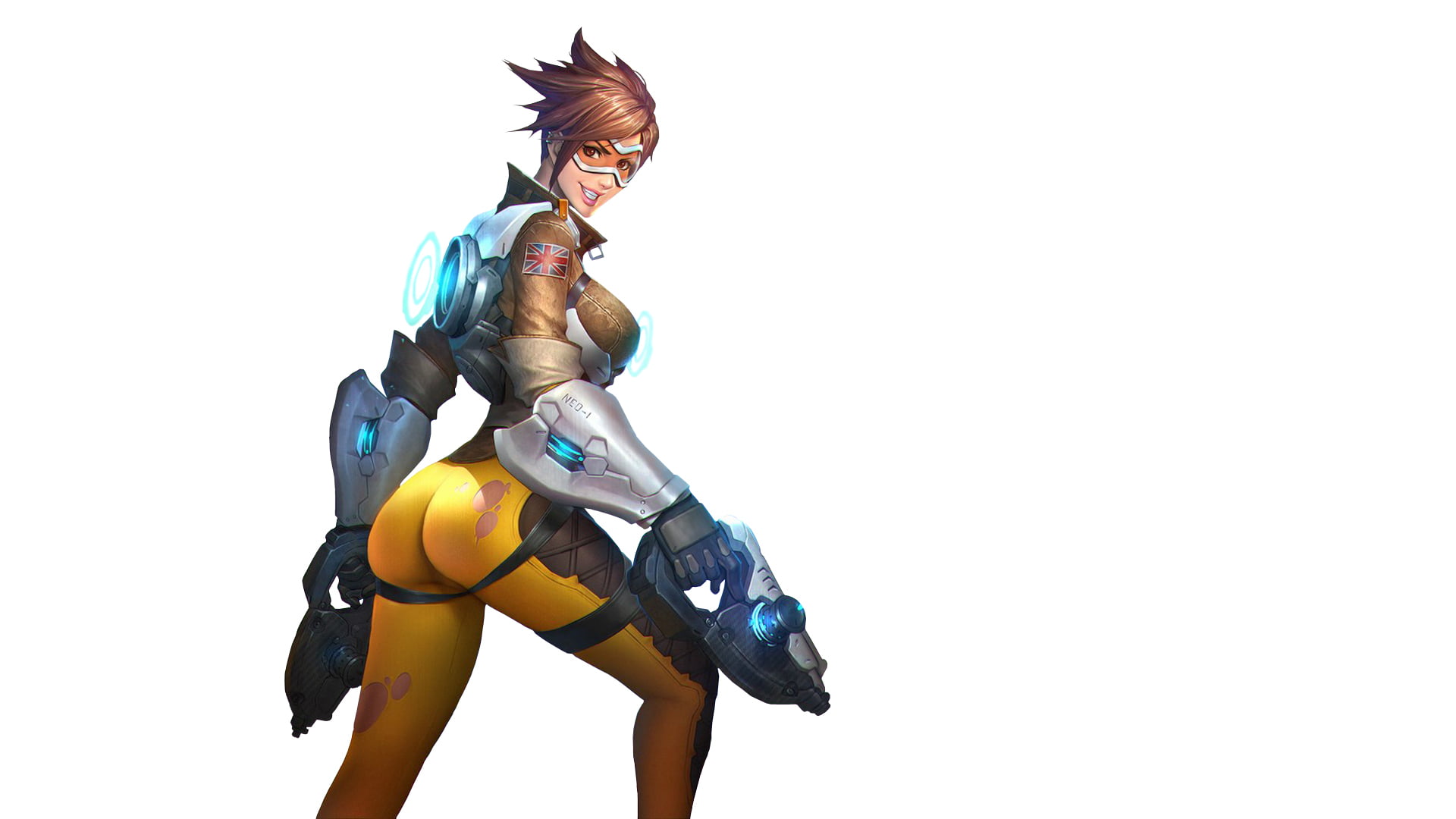 wearing, Серия andquot;Overgirl 01andquot;, superhero, character, nice ass, lifestyles, indoors, one Person, white Background, weapon, young women, HD Wallpaper
