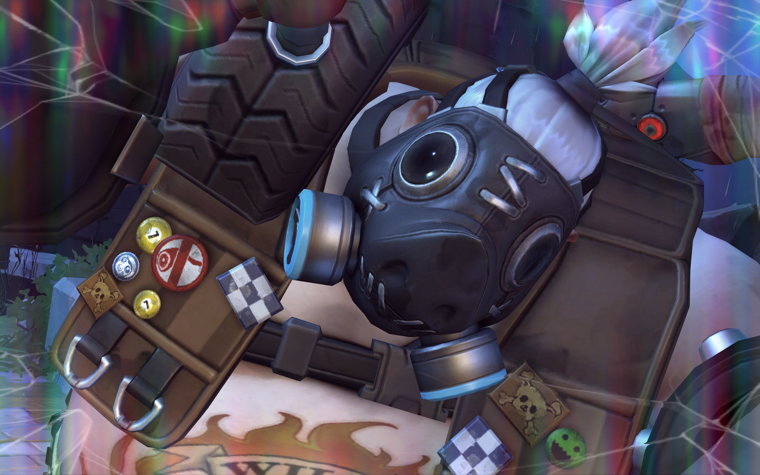 Roadhog (Overwatch), exploration, connection, technology, focus on foreground, machinery, no people, equipment, video games, arts culture and entertainment, HD Wallpaper
