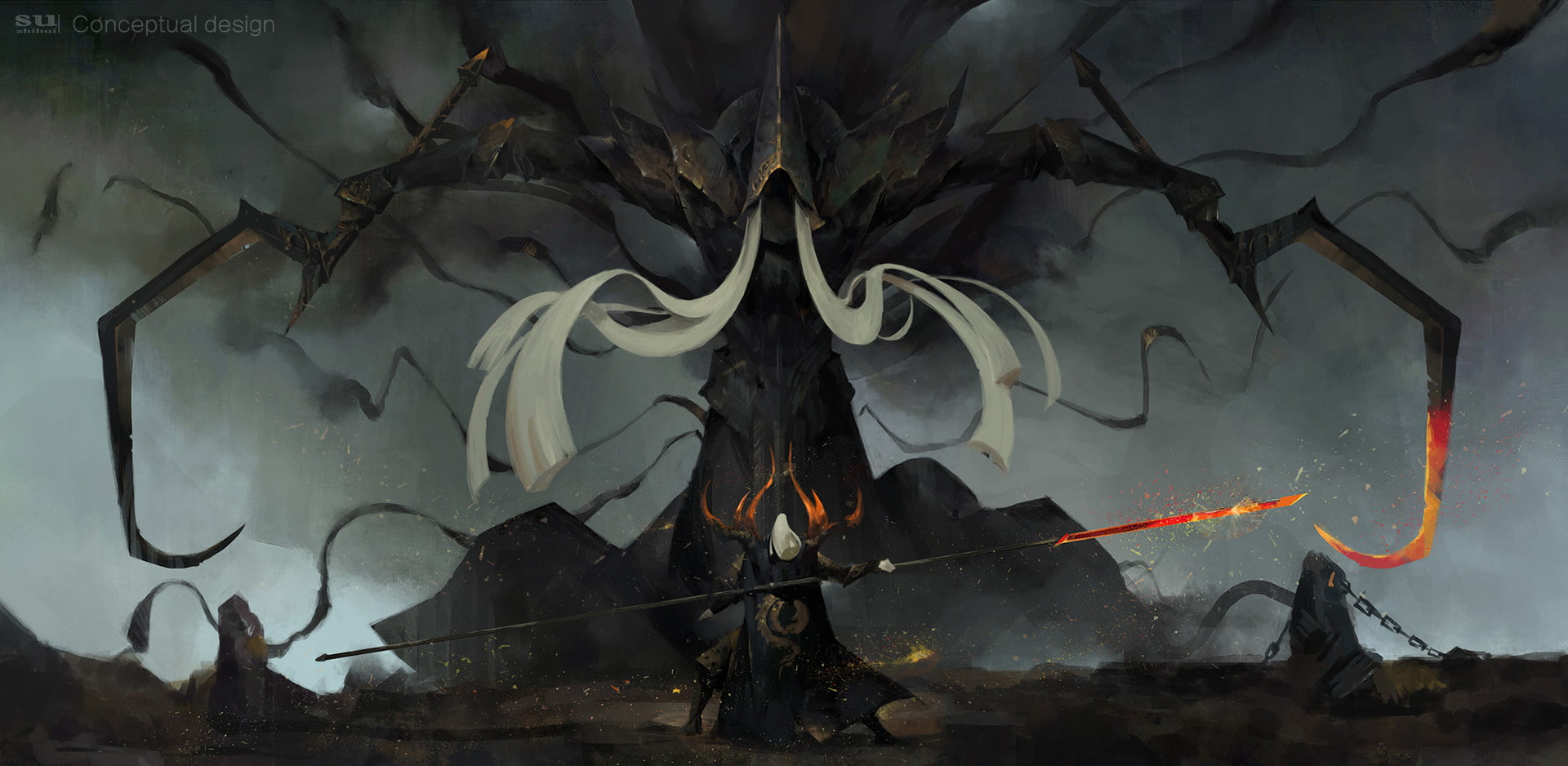 horror, Diablo III, Malthael, 1080P, HD Wallpaper