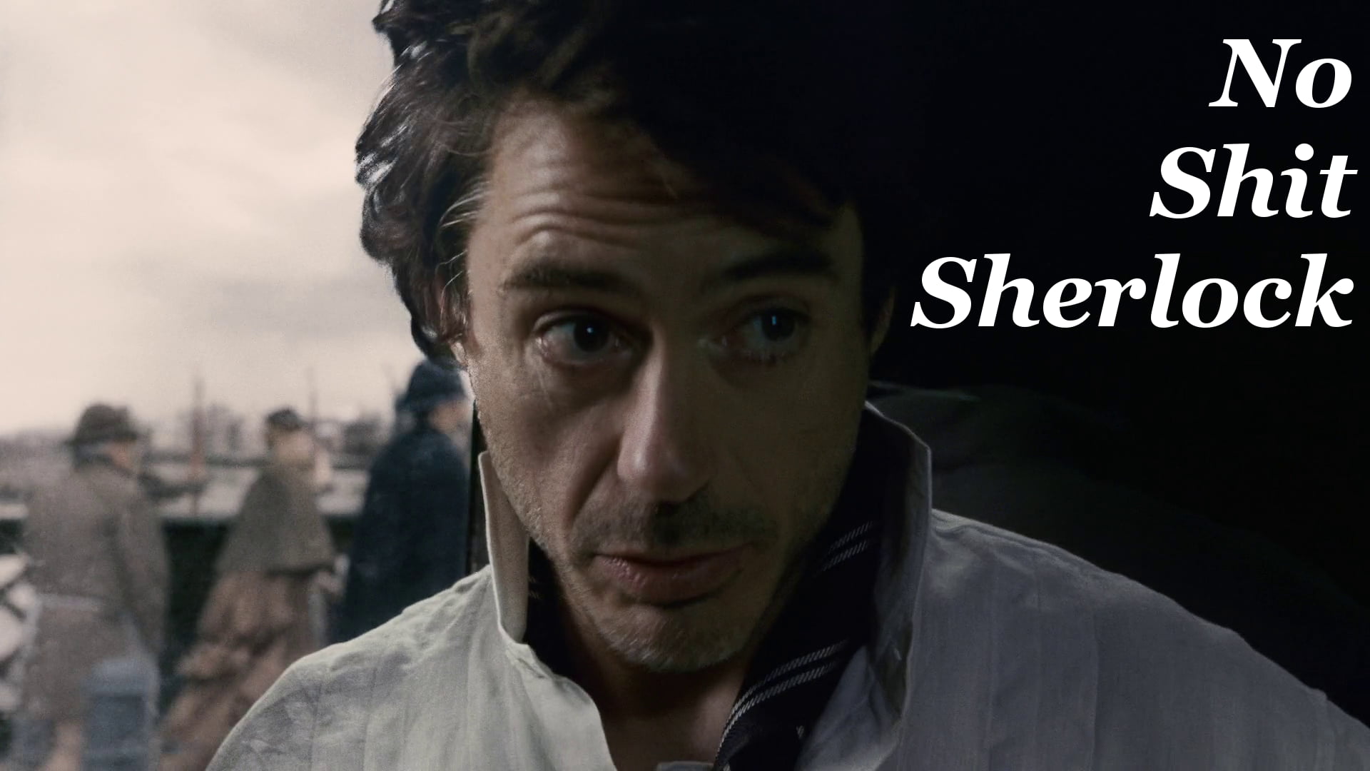 1080P, Sherlock Holmes, headshot, front view, beard, adult, city, young men, aggression, holmes, looking at camera, emotion, men, one person, real people, HD Wallpaper
